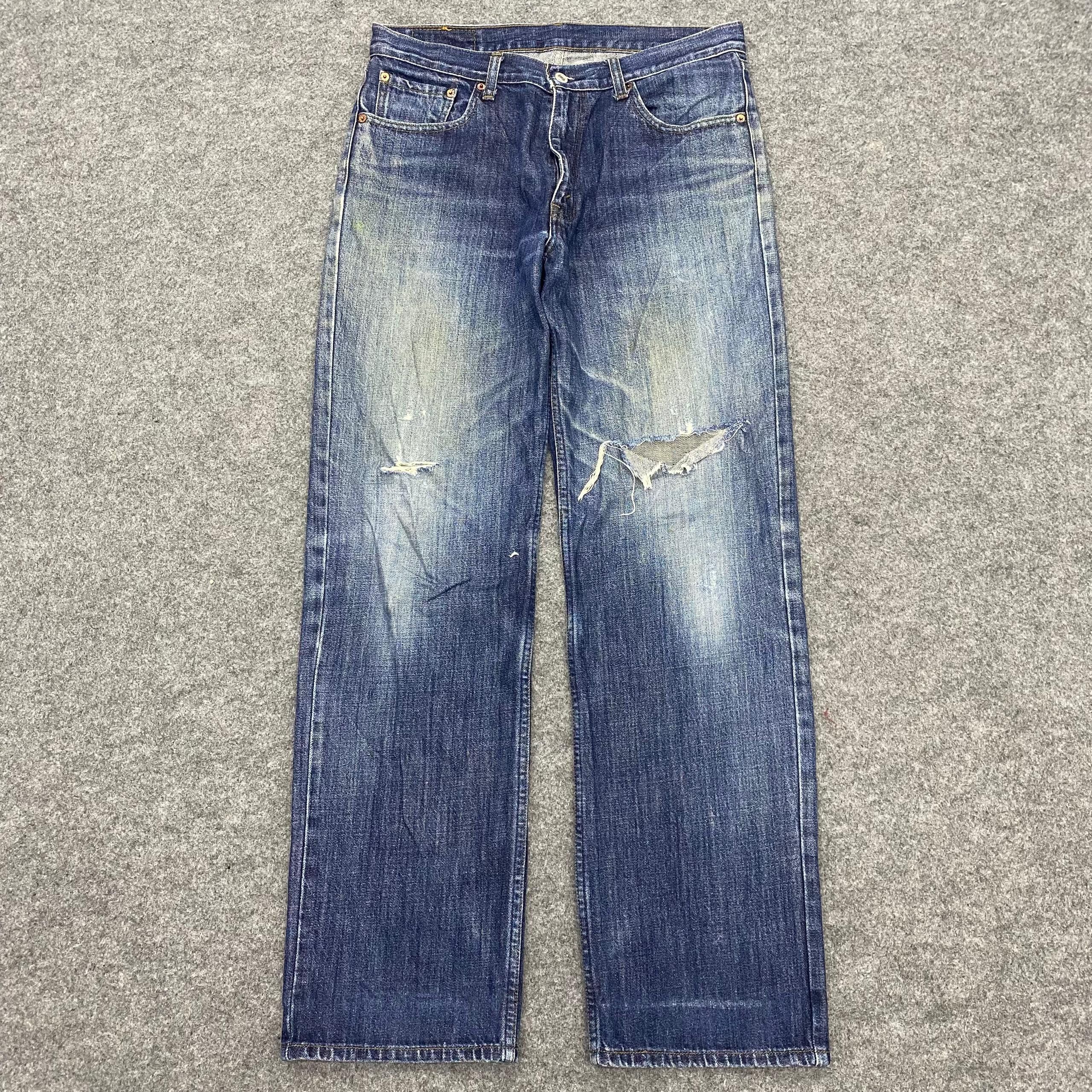 Japanese Brand 💥Vintage Levis 533 Distressed Denim Kurt Cobain Style Size US 34 / EU 50 - 1 Thumbnail