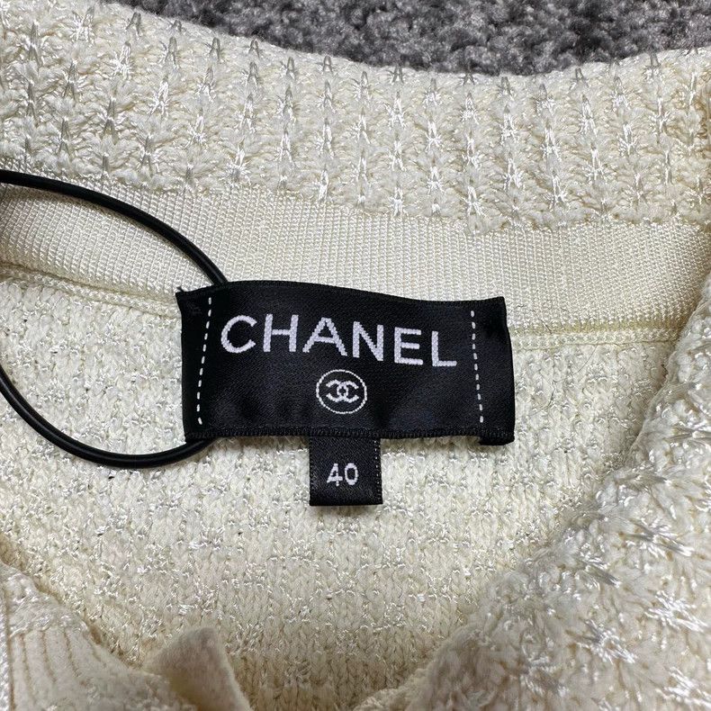 Chanel Chanel 24P Xiaoxiangfeng polo knitted short-sleeved shirt Size S / US 4 / IT 40 - 3 Thumbnail
