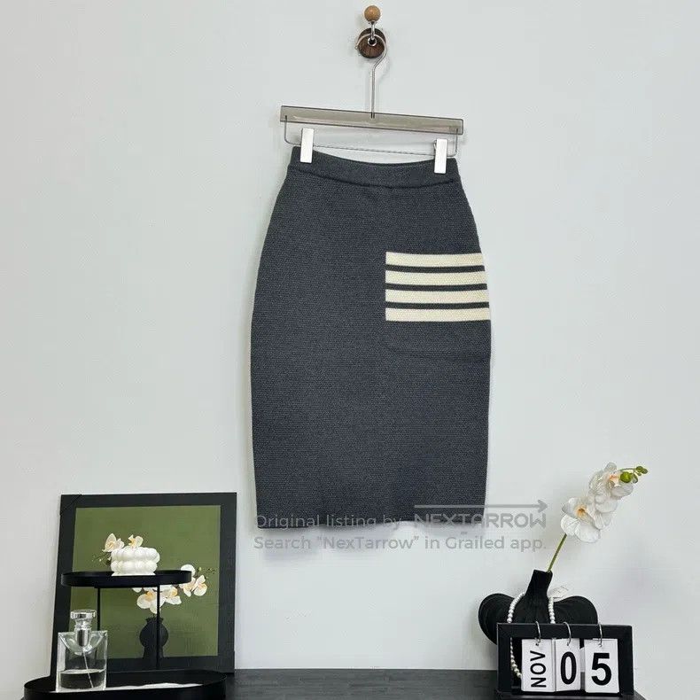 Thom Browne Thom Browne Knit wool half skirt Size 26" / US 2 / IT 38 - 1 Thumbnail