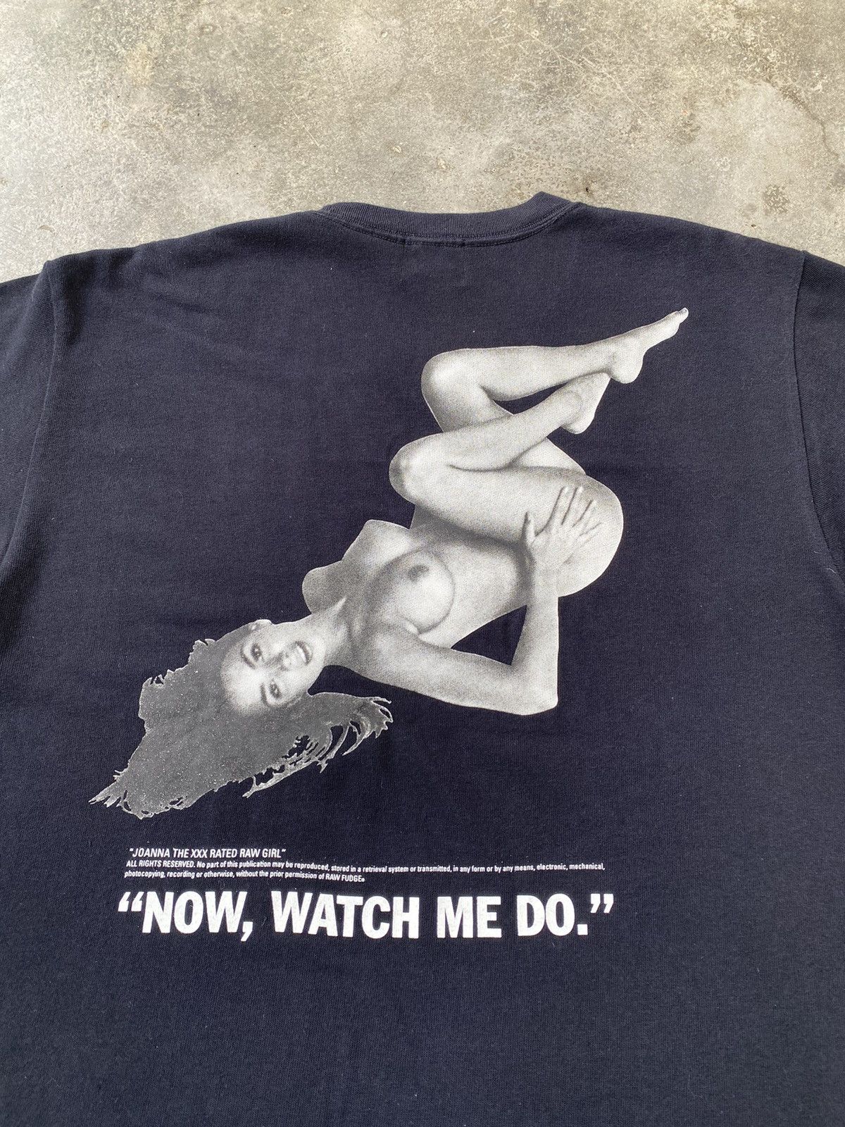 Japanese Brand Vintage Porn Star Raw Fudge Joanna Tees Size US L / EU 52-54 / 3 - 4 Thumbnail