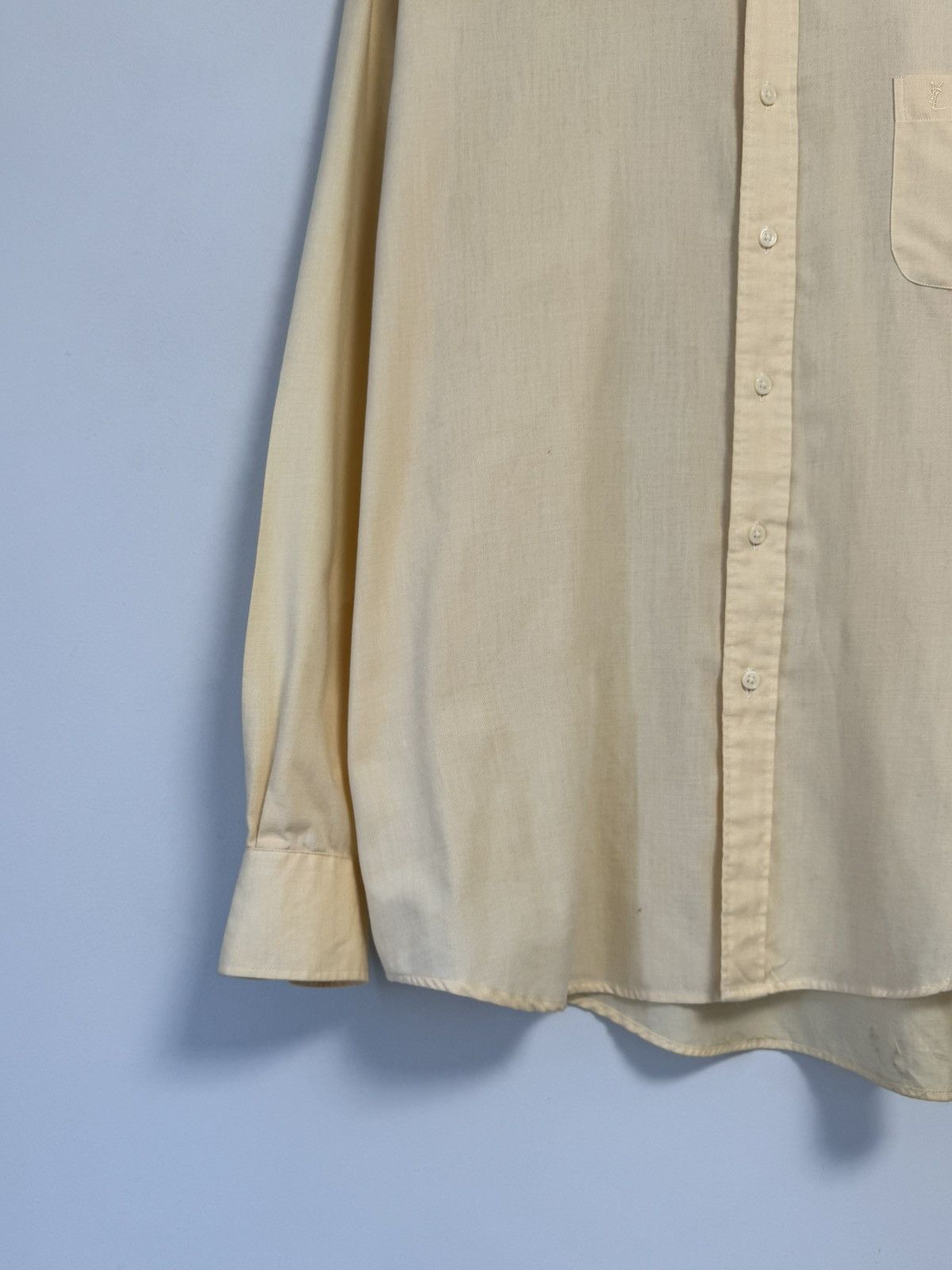 Yves Saint Laurent Yves Saint Laurent Button Up Shirt YSL Luxury Size US XL / EU 56 / 4 - 4 Thumbnail