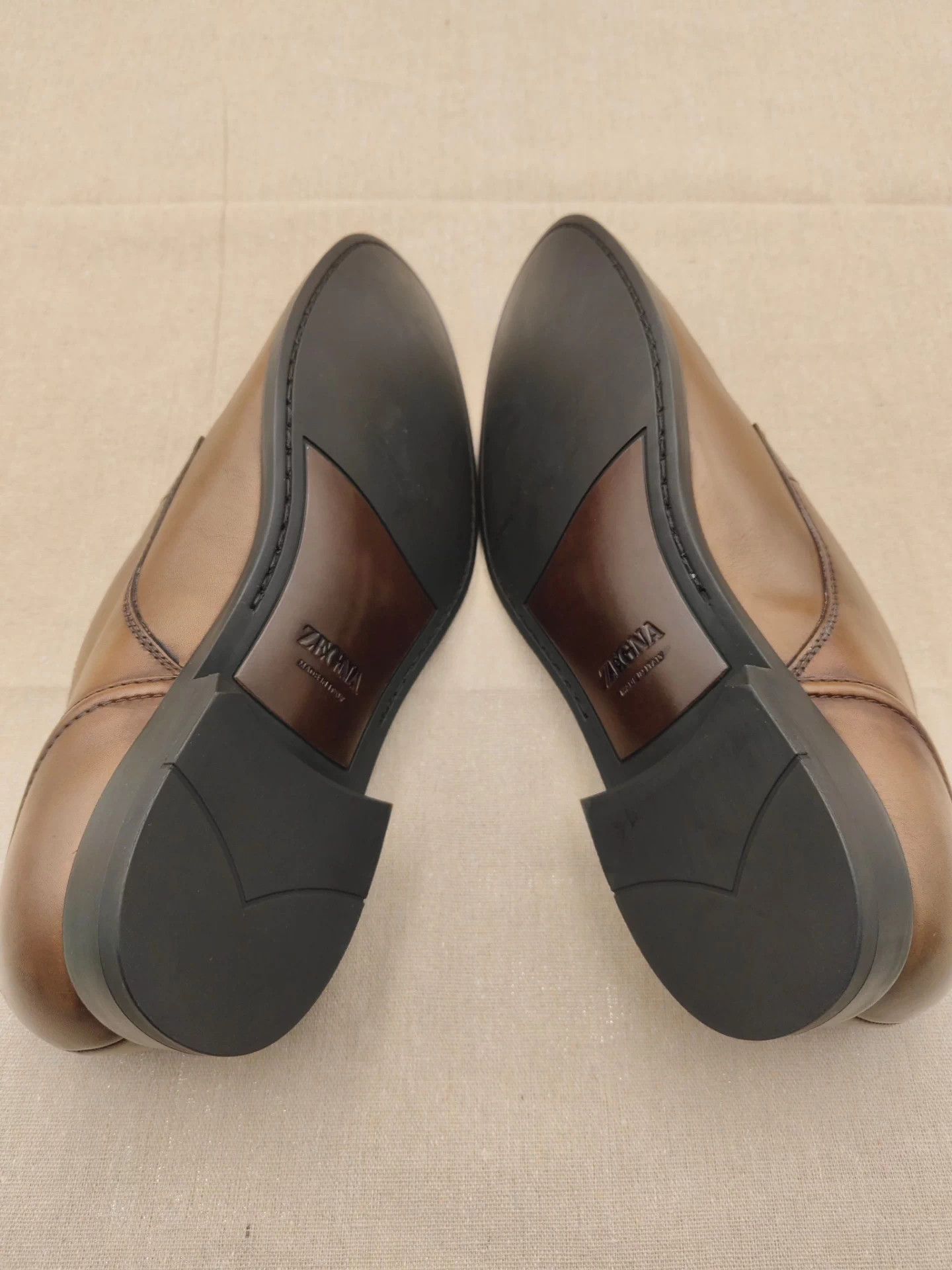 Ermenegildo Zegna Zegna Mainline Distressed Leather Derby 41.5,43,43.5 New Size US 8.5 / EU 41-42 - 5 Thumbnail