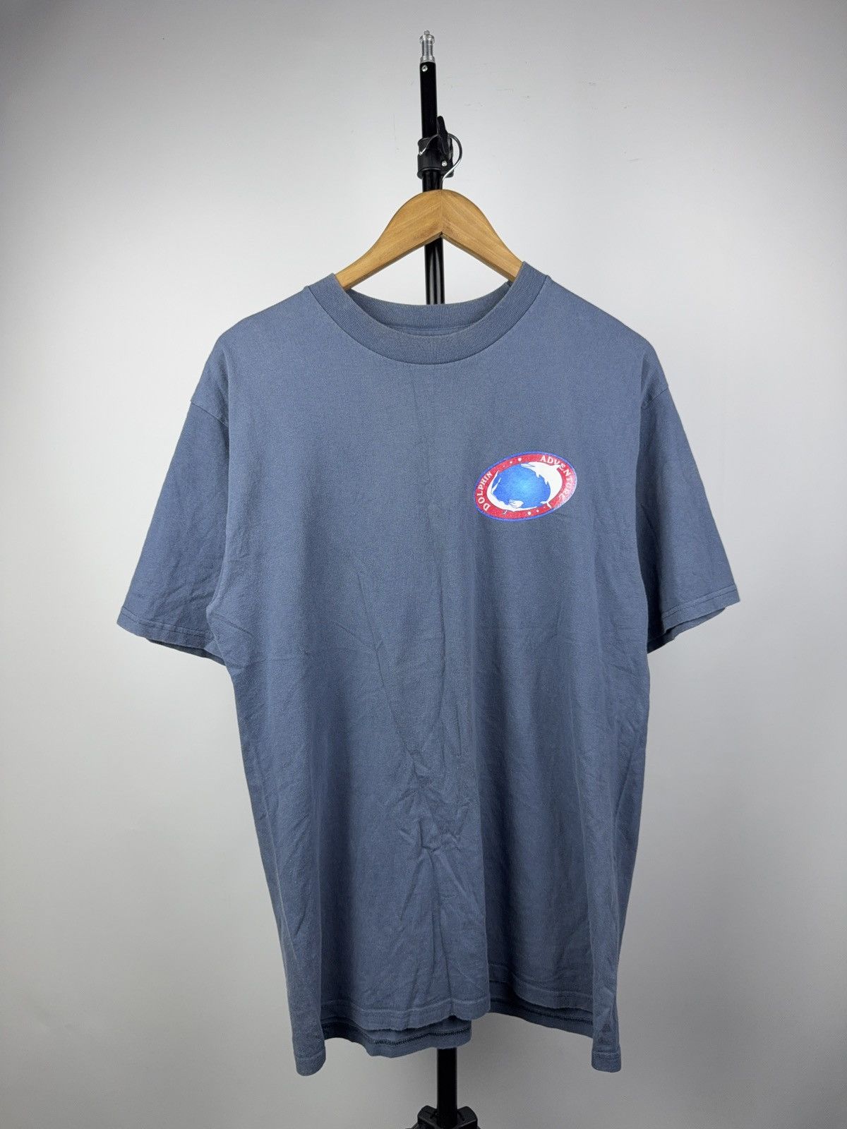 Vintage VNTG 90s Surf Nuevo Vallarta Mexico Dolphin T-Shirt Yazbek Size US L / EU 52-54 / 3 - 1 Thumbnail