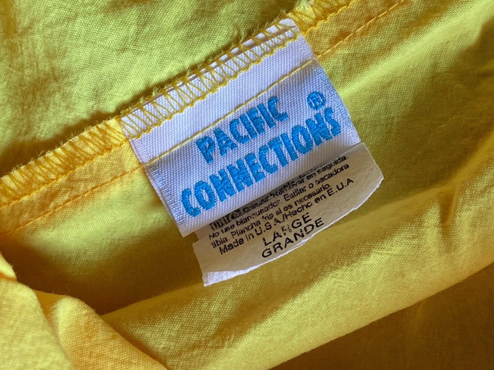 Other VTG Pacific Connections Yellow Nylon Shorts Sz L Size US 34 / EU 50 - 3 Thumbnail