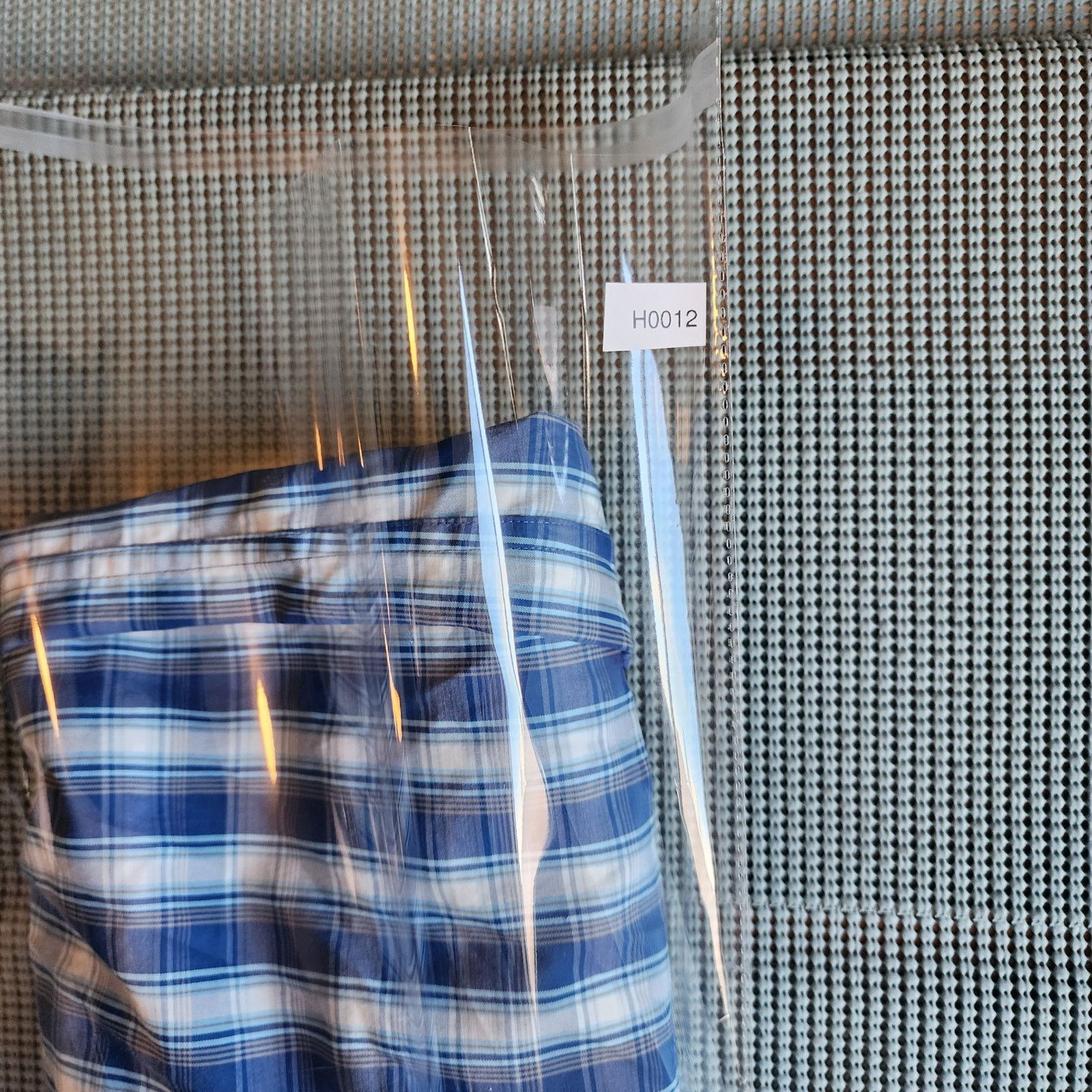 Eddie Bauer Eddie Bauer Men's XL Tall Plaid Blue White Short Sleeve Size US XL / EU 56 / 4 - 9 Thumbnail