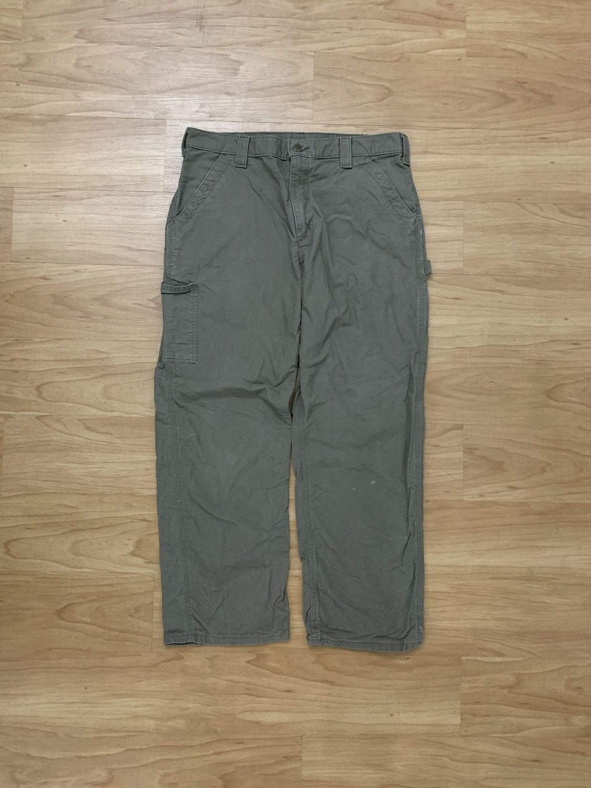 Carhartt 🫒Carhartt Workwear Pants (36x30) Size US 36 / EU 52 - 2 Thumbnail