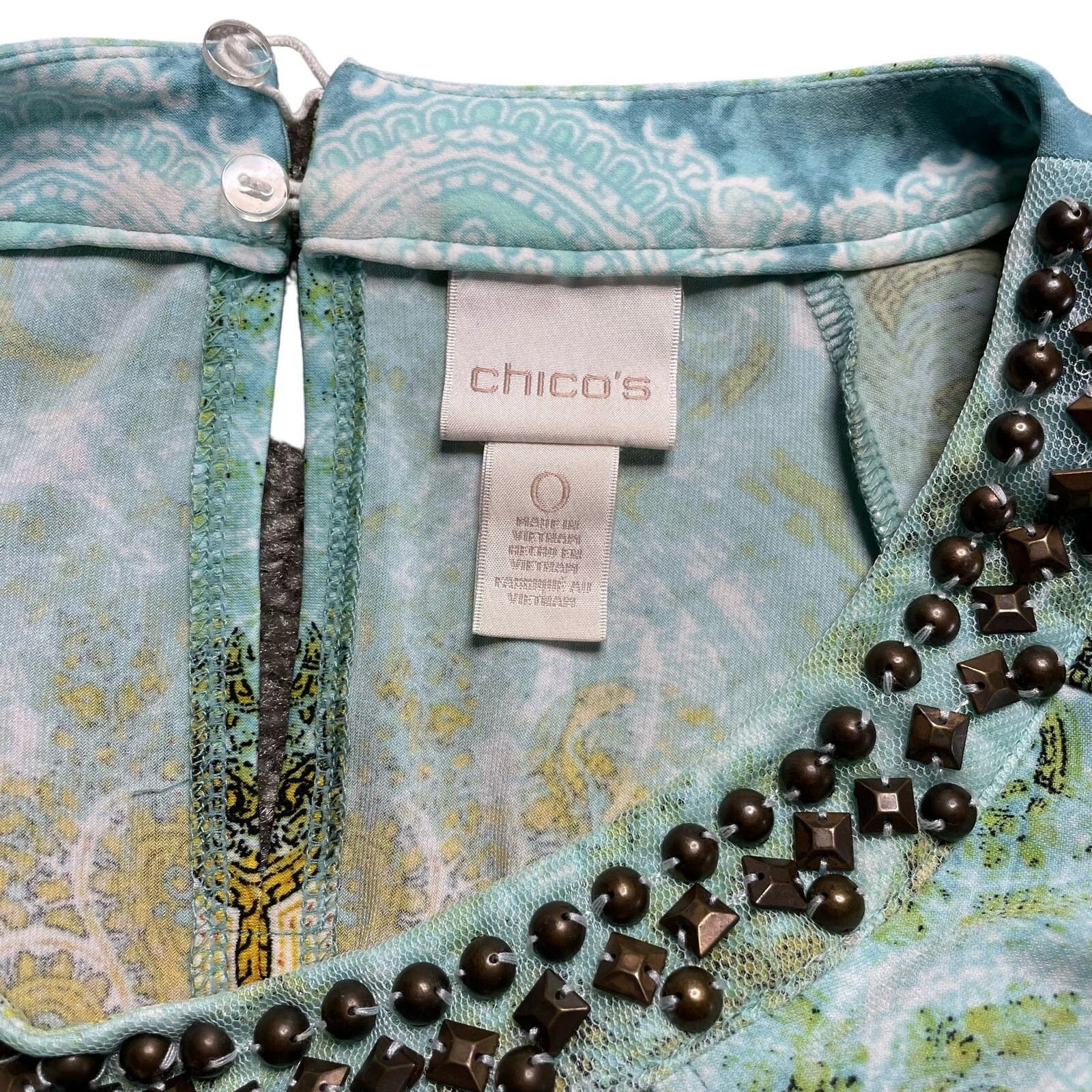 Chicos Chico's Paisley Midi Dress Size M / US 6-8 / IT 42-44 - 2 Thumbnail