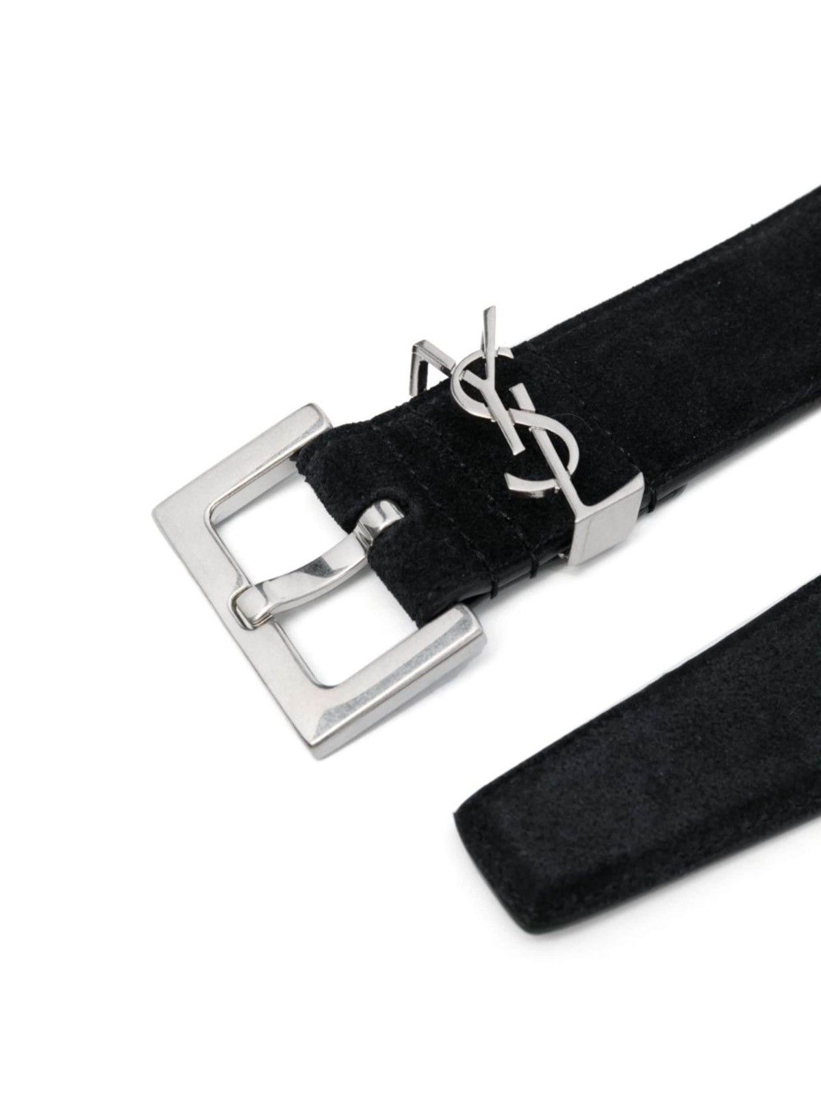 Saint Laurent Paris Saint Laurent Monogram Belt YSL logo Size 38 - 2 Thumbnail