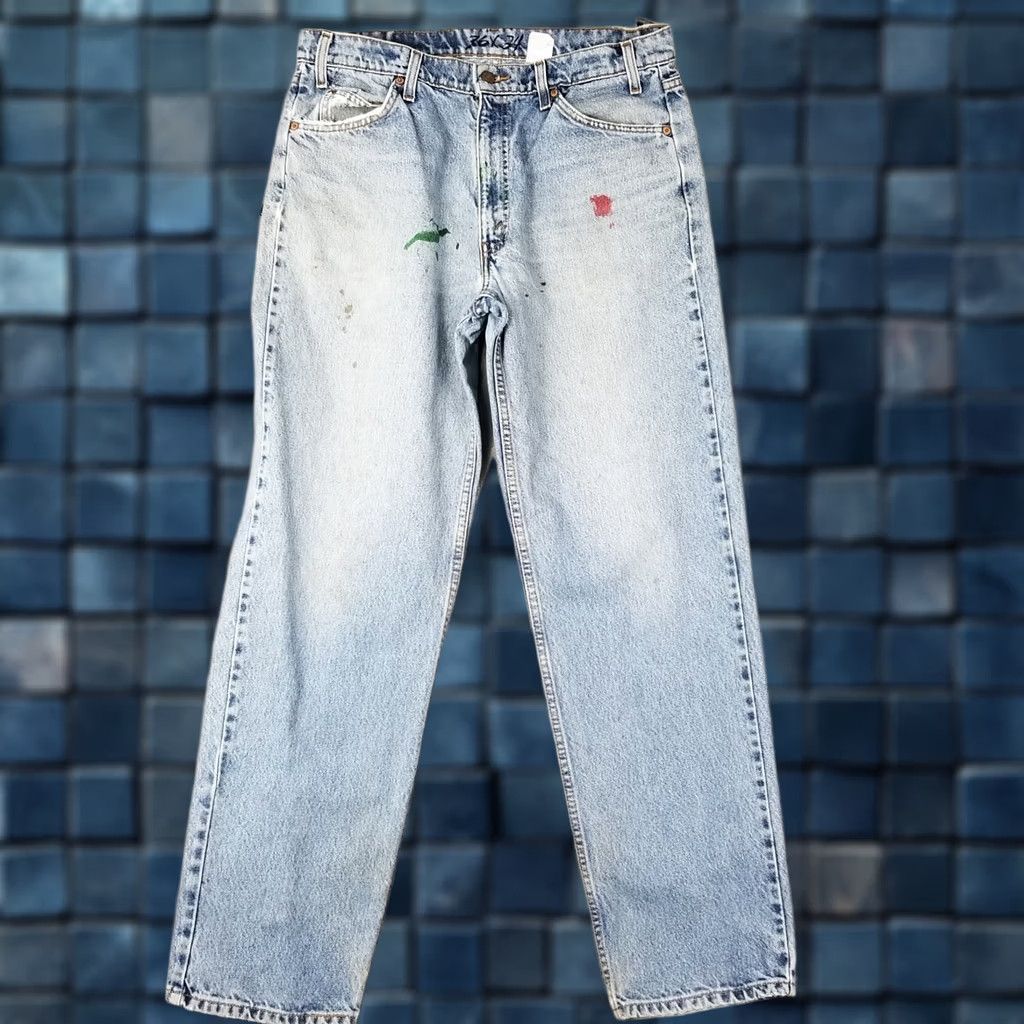 Levi's VINTAGE Levi's 550 Jeans Men 36x34 Tapered Relaxed Blue Denim 5-Pocket 90s Grunge Mens Size US 36 / EU 52 - 1 Thumbnail