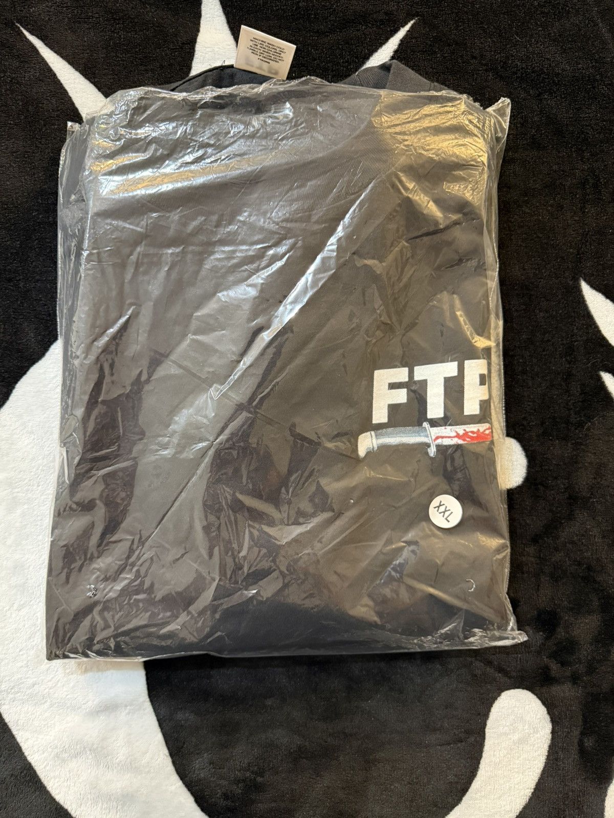 Fuck The Population 👻 FTP GHOSTFACE LOGO TEE (BLACK) - XXL Size US XXL / EU 58 / 5 - 4 Thumbnail