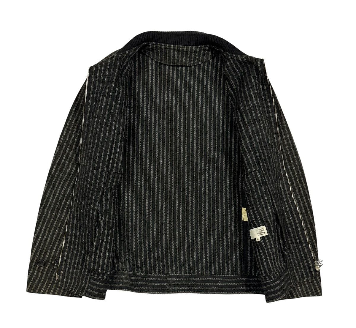 United Arrows Vtg🔥Green Label Relaxing United Arrows Striped Denim Jacket Size US L / EU 52-54 / 3 - 3 Thumbnail