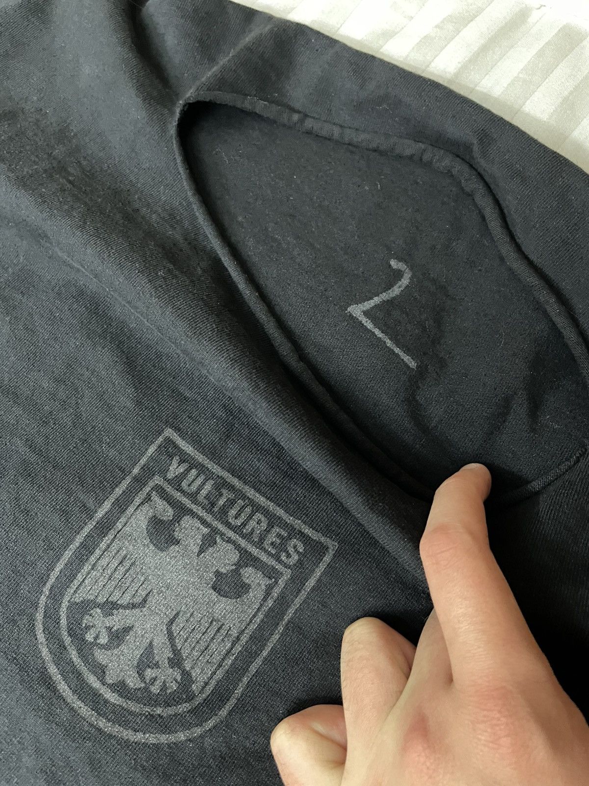 Gosha Rubchinskiy Kanye West Vultures Official Merch Grey Long Sleeve T-shirt Size US L / EU 52-54 / 3 - 15 Thumbnail