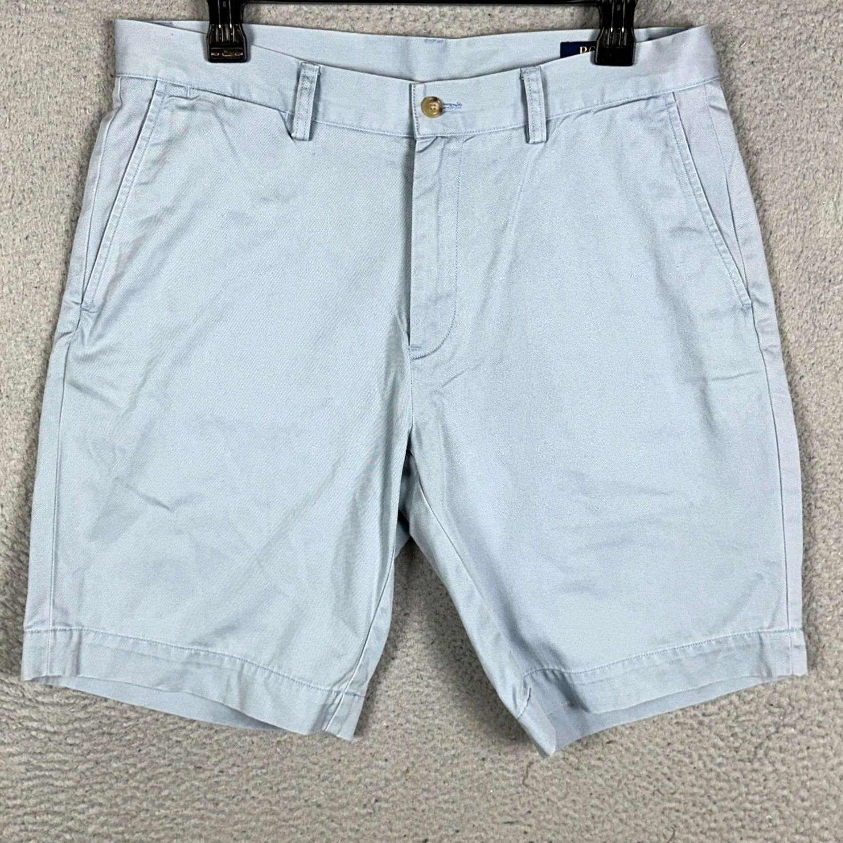 Polo Ralph Lauren Polo Ralph Lauren Shorts Mens 33 Blue Chino Flat Front Lightweight EUC Size US XS / EU 42 / 0 - 2 Thumbnail