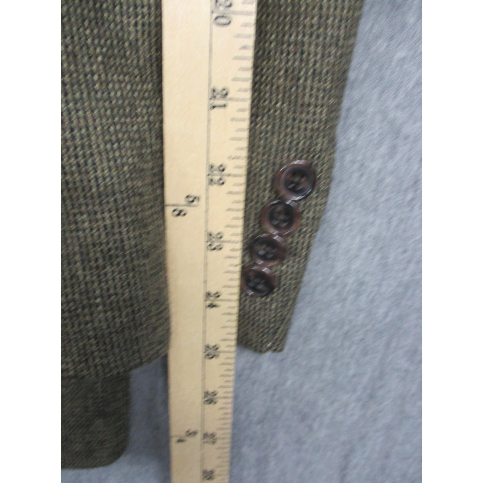 Ralph Lauren Lauren Ralph Lauren Blazer Mens 41R Brown Wool Sport Coat Classic Macy's Jacket Size 42R - 5 Thumbnail