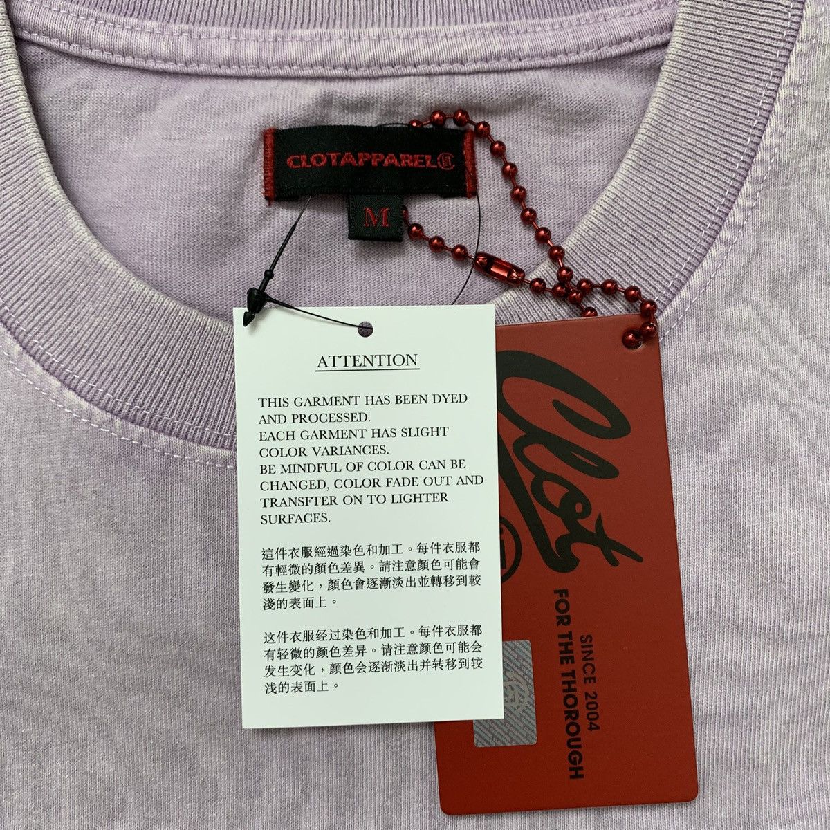 CLOT Clot Shadow Logo Short Sleeve tee Tshirt Purple Medium Size US M / EU 48-50 / 2 - 3 Thumbnail