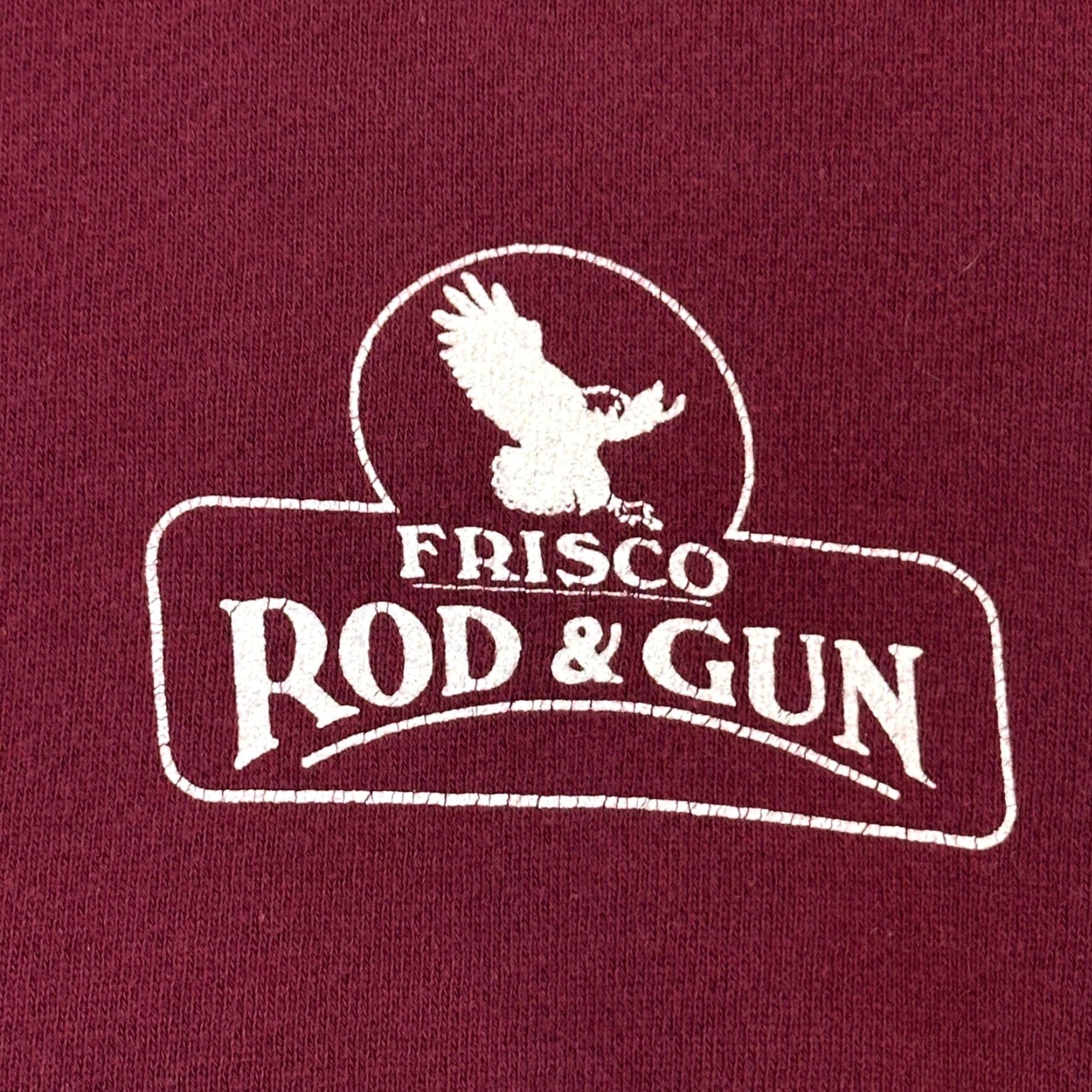Soffe VINTAGE Soffe Hoodie Mens XL Maroon Frisco Rod & Gun Cape Hatteras Pullover Size US XL / EU 56 / 4 - 4 Thumbnail