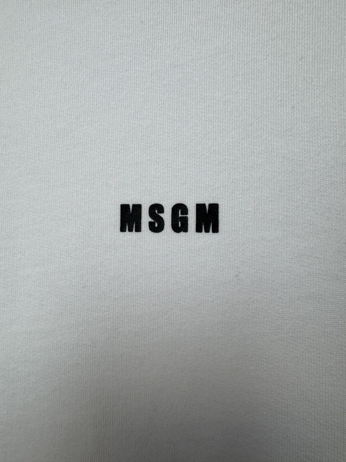 MSGM MSGM Milano white center logo turtleneck sweatshirt Size XS / US 0-2 / IT 36-38 - 3 Thumbnail