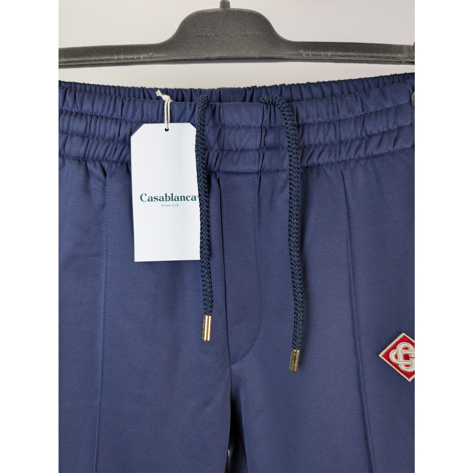 Casablanca o1rshd1 Men's Striped Track Pants Tricot in Midnight sail Size US 32 / EU 48 - 6 Thumbnail