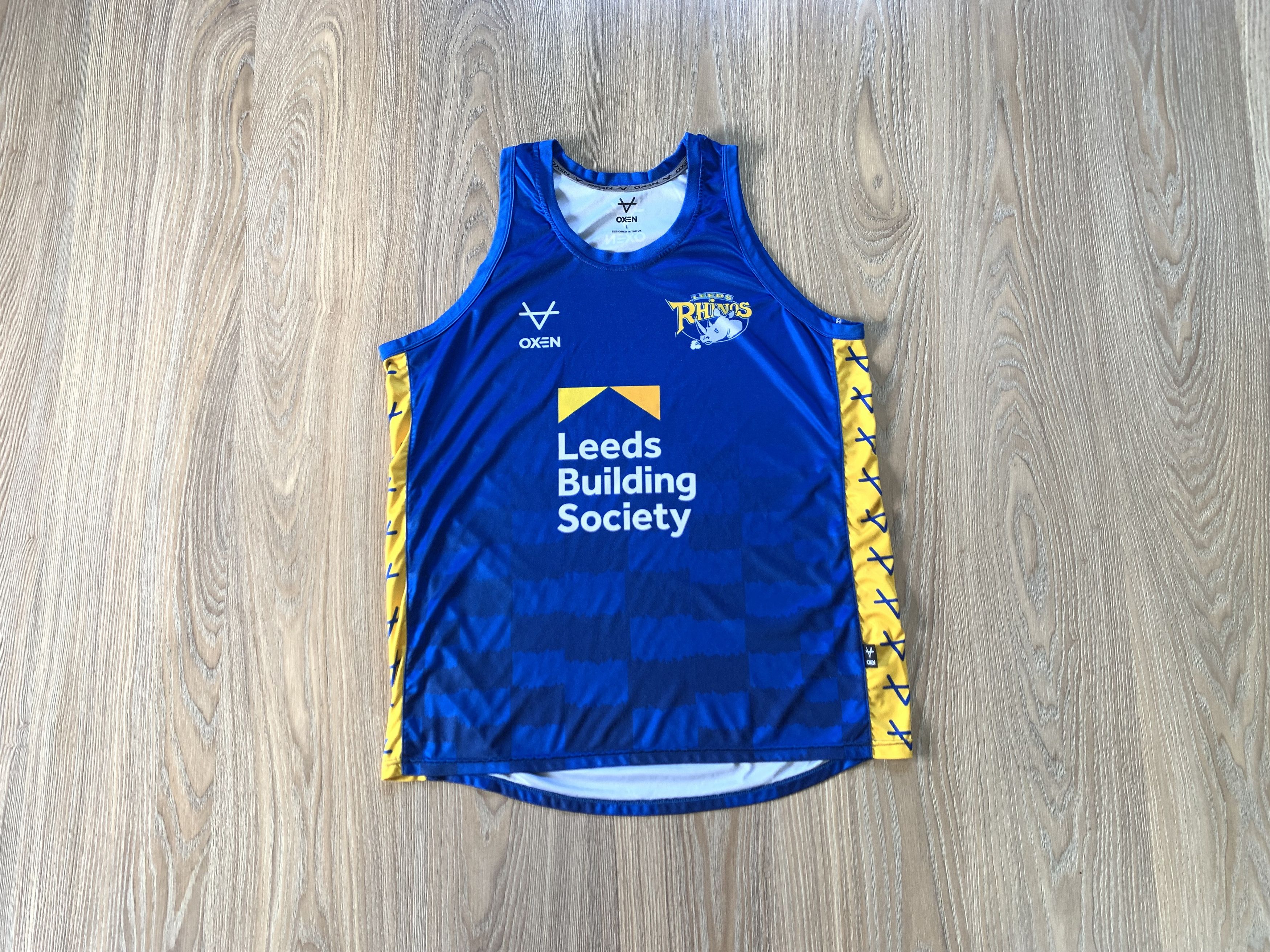 Vintage Oxen Leeds Rhinos Training Sleeveless T Size US L / EU 52-54 / 3 - 1 Thumbnail
