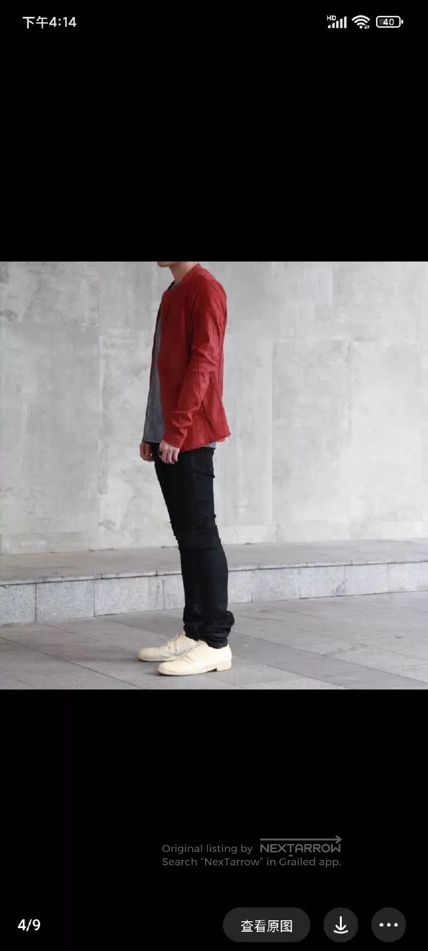 10sei0otto 10SeiOtto Suede Leather Coat. Size M / US 6-8 / IT 42-44 - 4 Thumbnail
