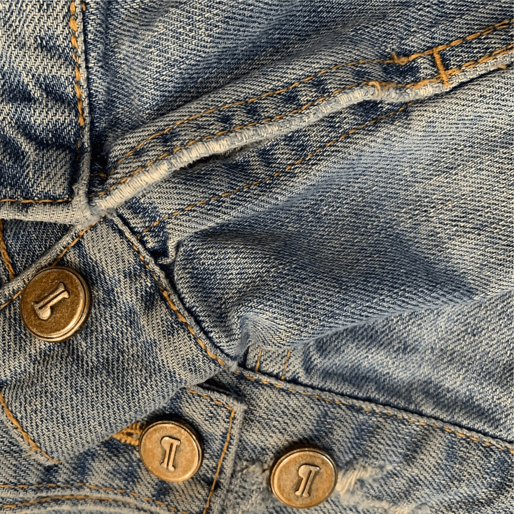 Anthropologie Pilcro and the Letterpress Lightly Distressed Denim Jacket Size XS / US 0-2 / IT 36-38 - 7 Thumbnail