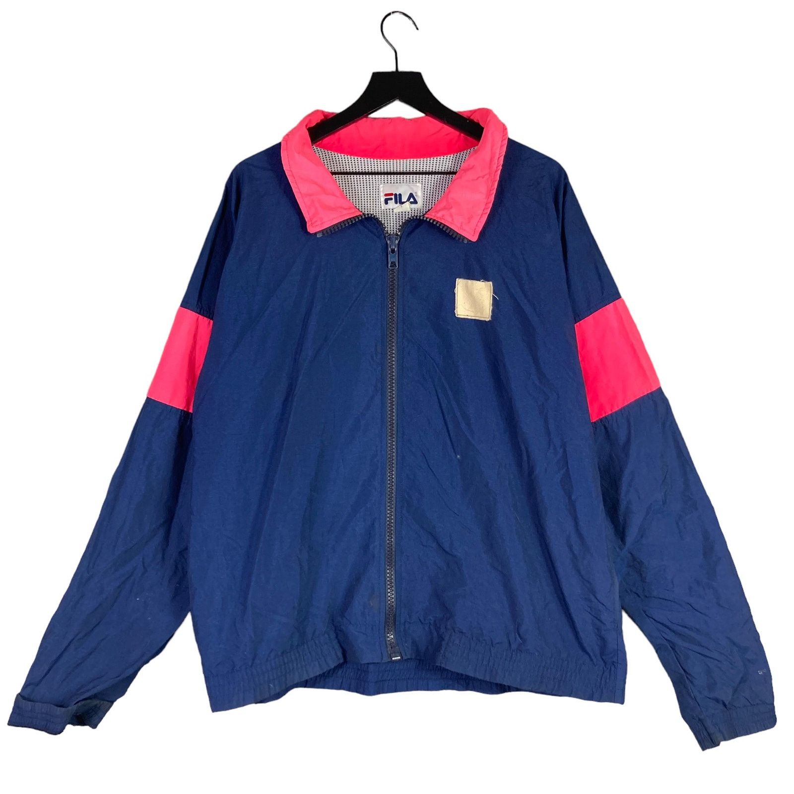 Fila Vintage Fila Jacket Neon Pink Blue Made in USA Large Size US L / EU 52-54 / 3 - 1 Thumbnail