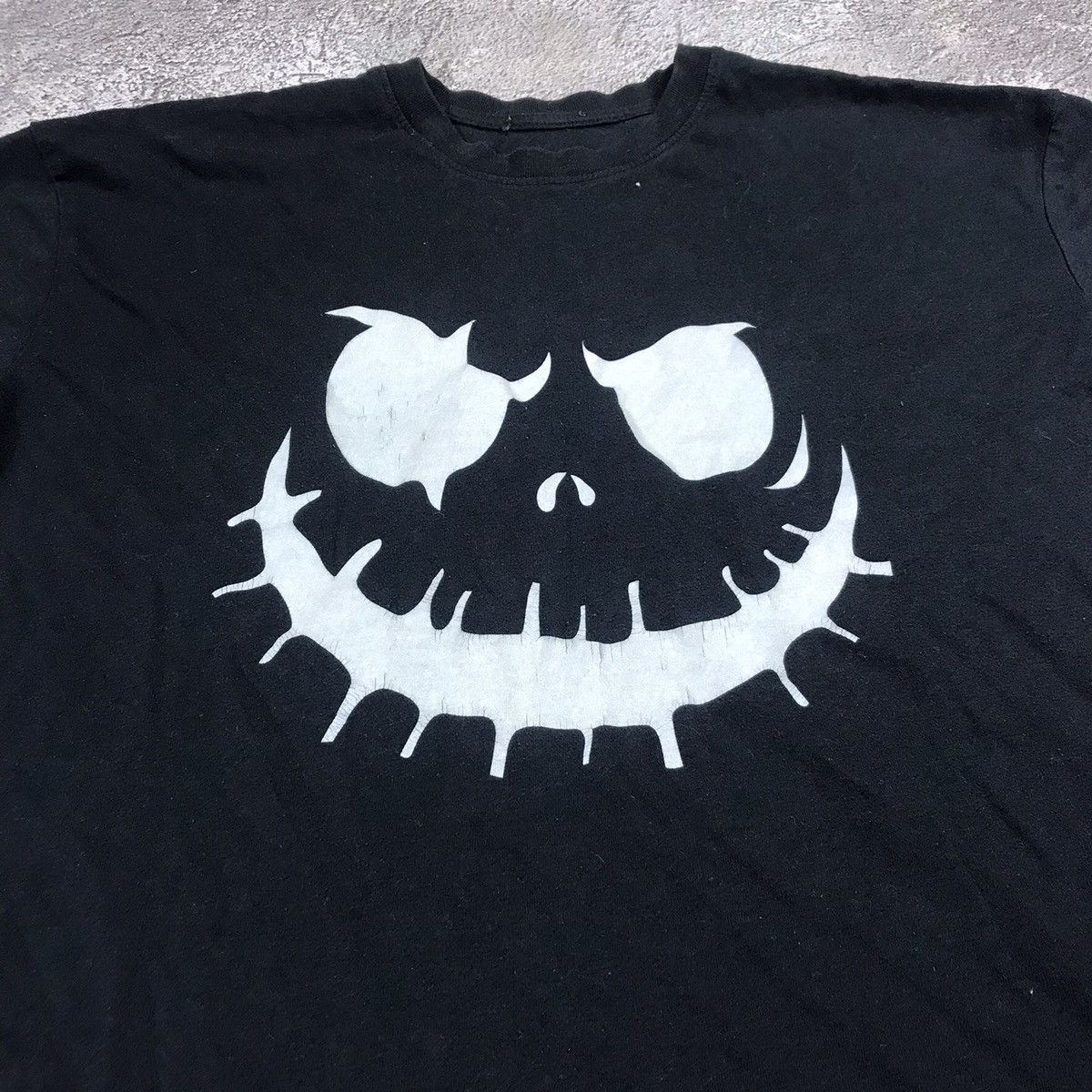 Vintage Vintage Y2K Graphic Tee Skeleton Face Horror Punk Streetwear Size US XL / EU 56 / 4 - 2 Thumbnail