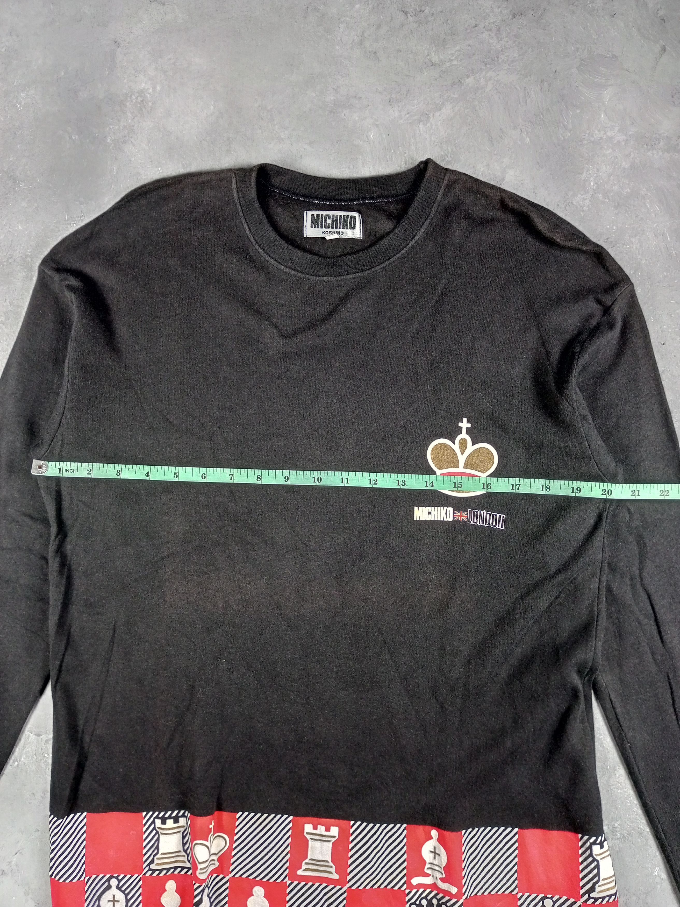Michiko Koshino Faded Vintage 90’s Michiko Koshino Long Sleeve T-shirt Size US M / EU 48-50 / 2 - 8 Thumbnail