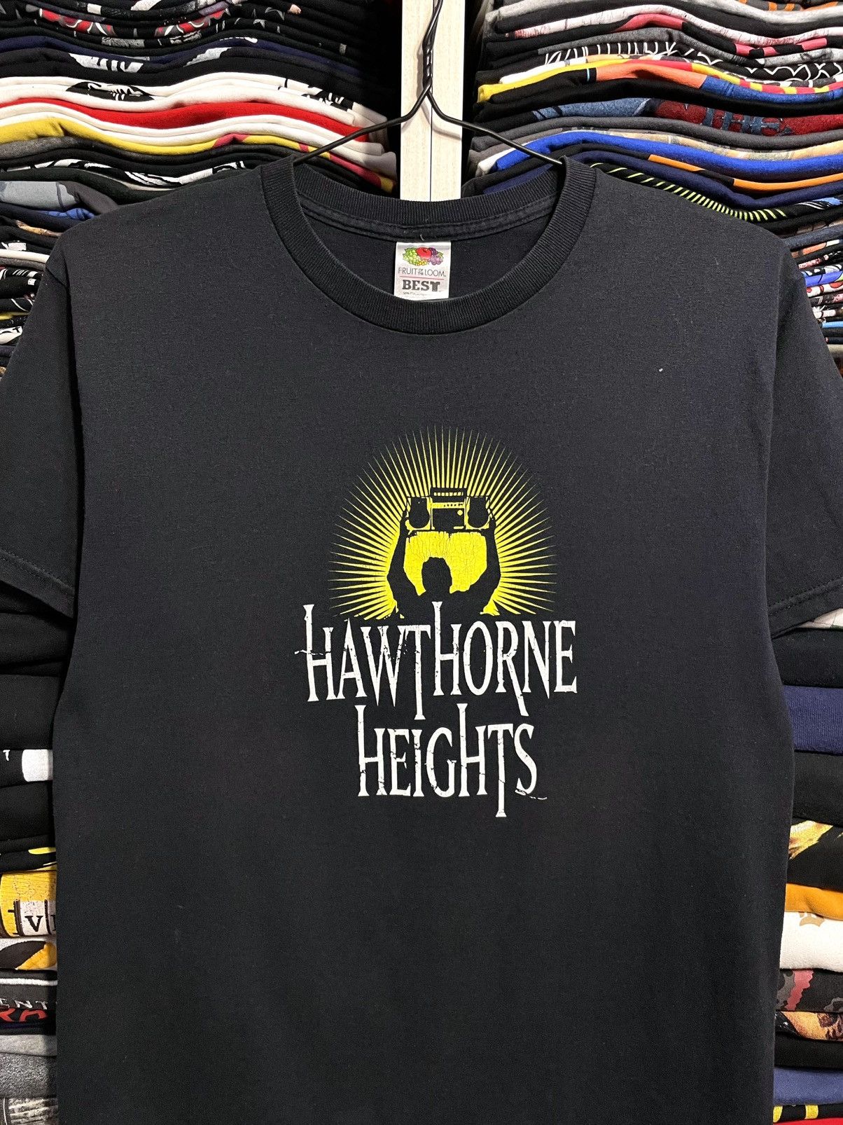 Band Tees Vintage Y2K Hawthorne Heights Emo Rock Band T-Shirt Size US M / EU 48-50 / 2 - 3 Thumbnail