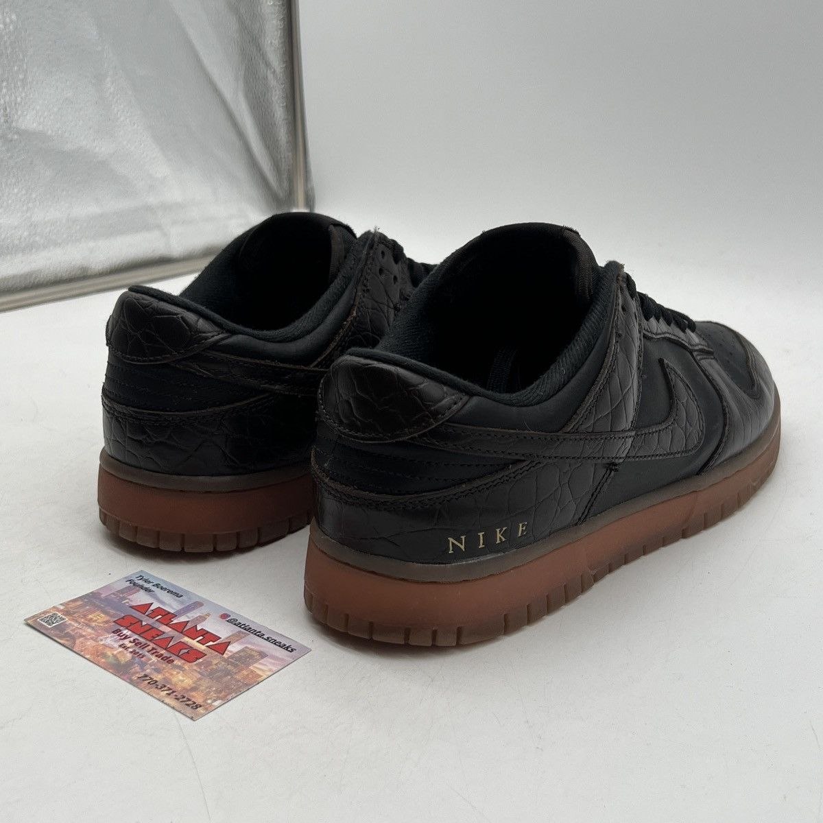 Nike Nike dunk low chocolate croc Size US 11 / EU 44 - 5 Thumbnail
