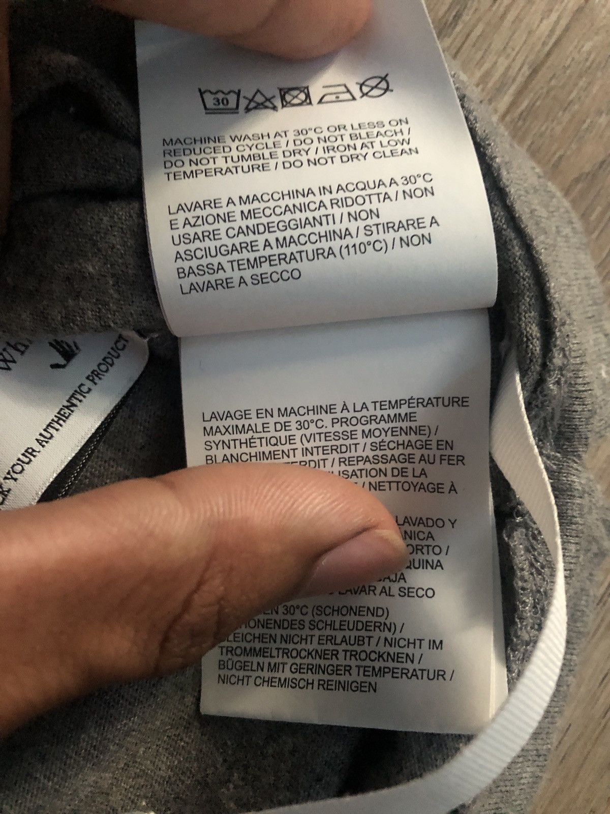 Off-White OFF-WHITE Paint Script Over Skate S/S Tee (Grey Colorway) Size US L / EU 52-54 / 3 - 7 Thumbnail