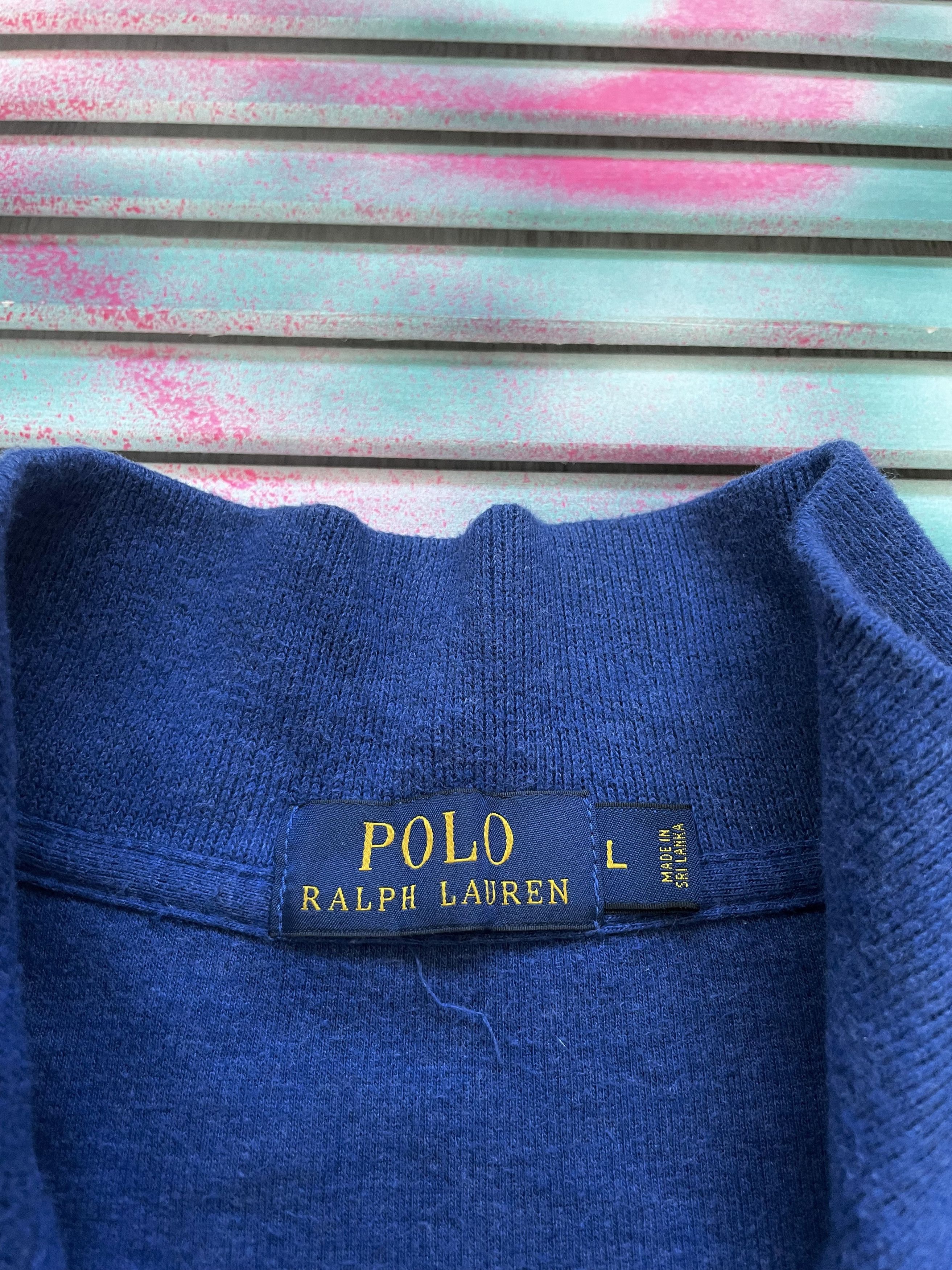 Polo Ralph Lauren Polo Ralph Lauren 1/4 Sweater Old Money Jumper Knit Size US L / EU 52-54 / 3 - 3 Thumbnail