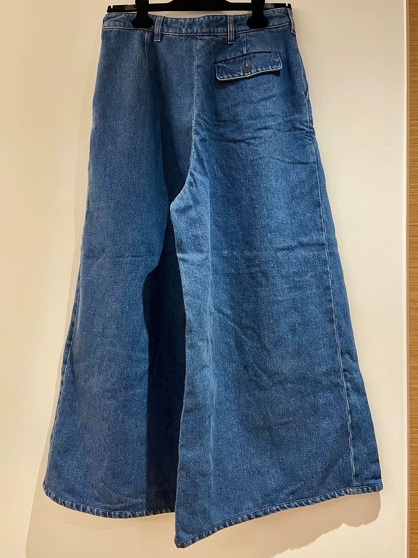 Raf Simons Raf Simons Denim Wide Leg Pants Pleated Tailored Size US 32 / EU 48 - 5 Thumbnail