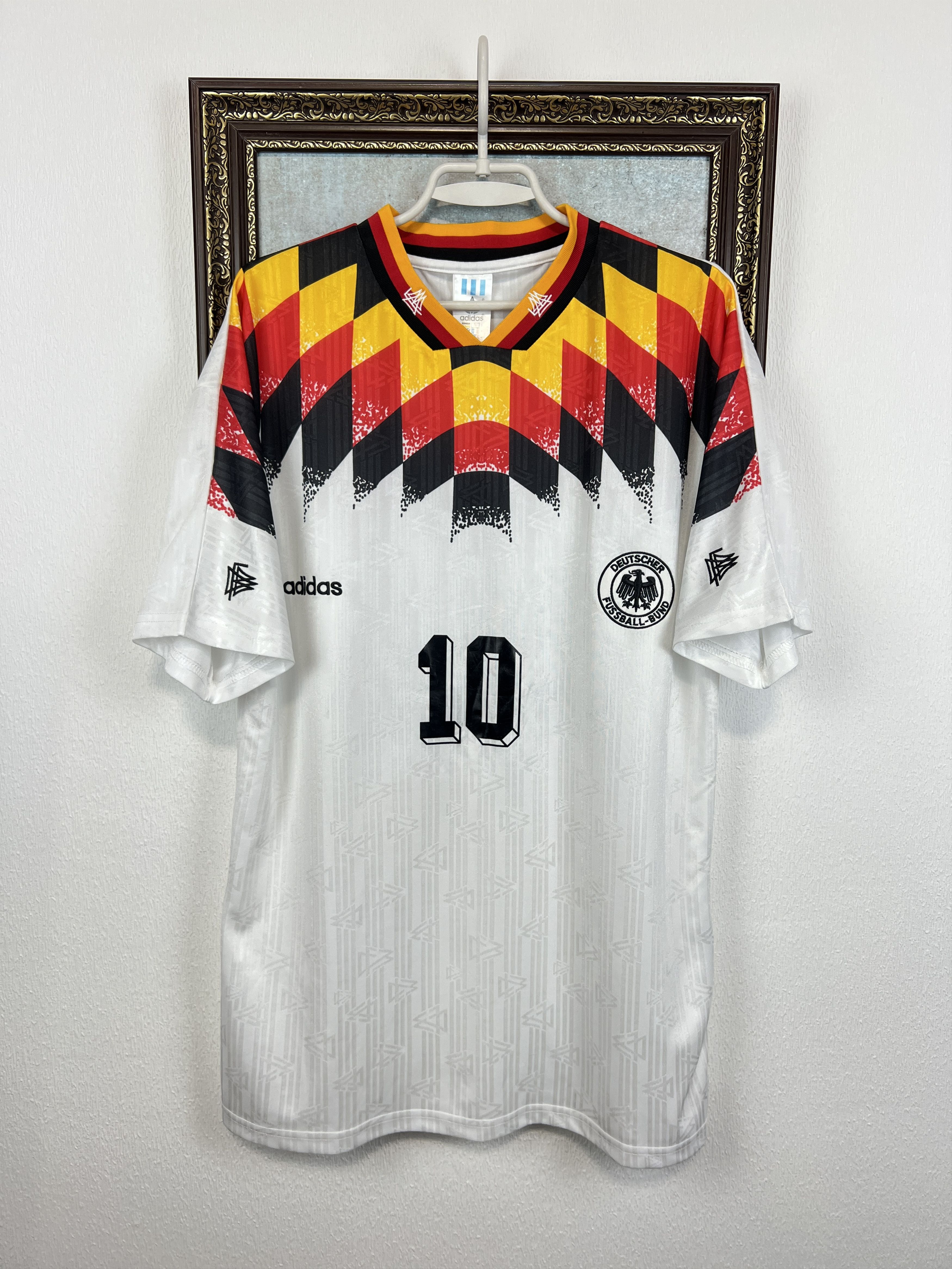 Vintage Germany Football Shirt Matthaus Replica Soccer Trikot Jersey Size US XL / EU 56 / 4 - 1 Thumbnail