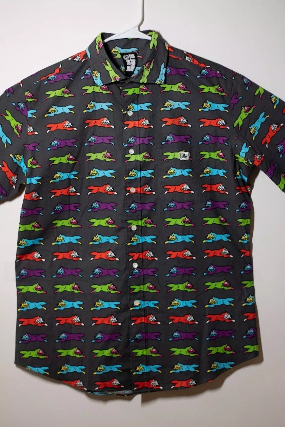 Billionaire Boys Club Billionaire Boys Club Running Dog Short Sleeve Shirt Size US L / EU 52-54 / 3 - 1 Thumbnail