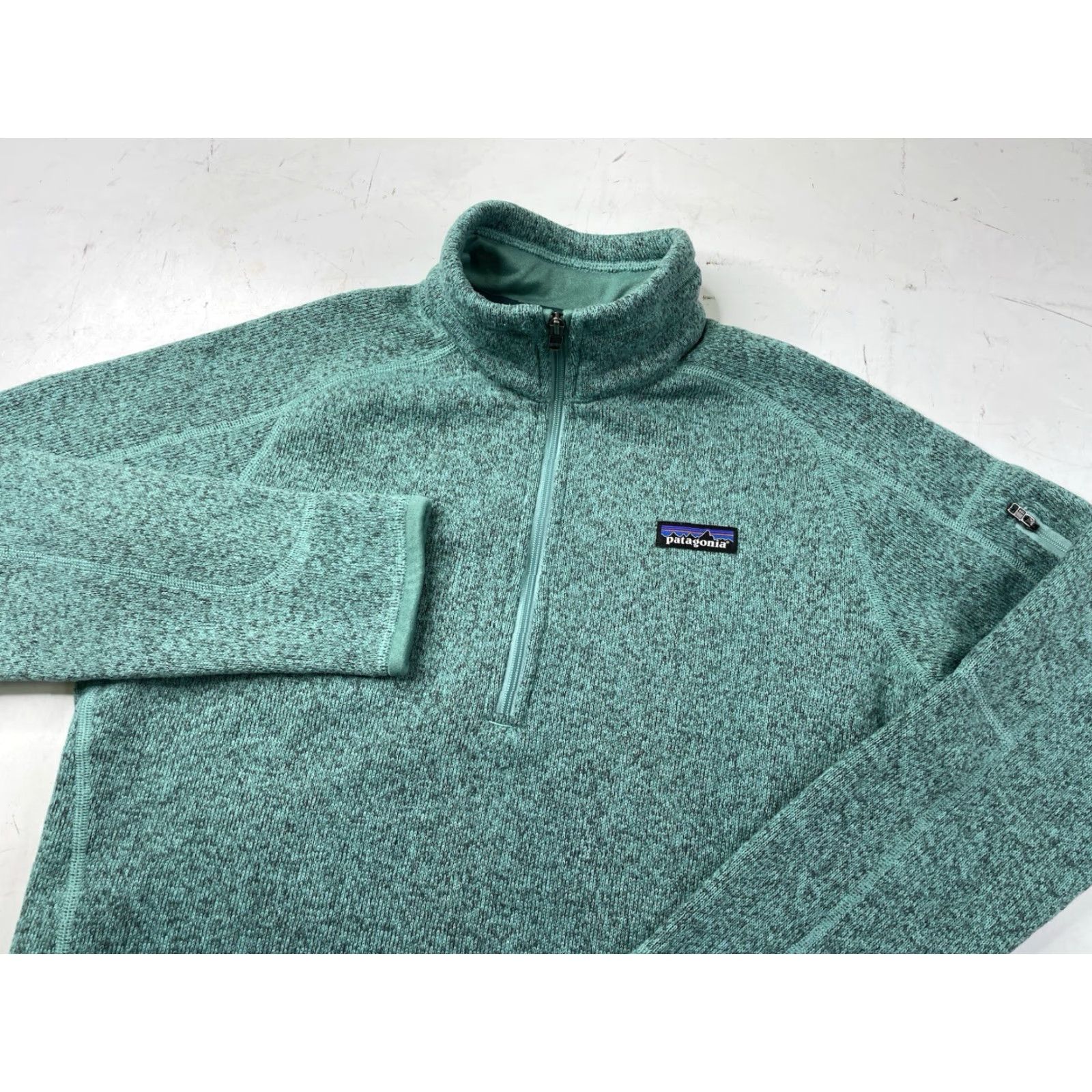 Patagonia Patagonia Better Sweater Fleece Jacket Women Medium Green 1/4 Zip 25617 Pullover Size M / US 6-8 / IT 42-44 - 2 Thumbnail
