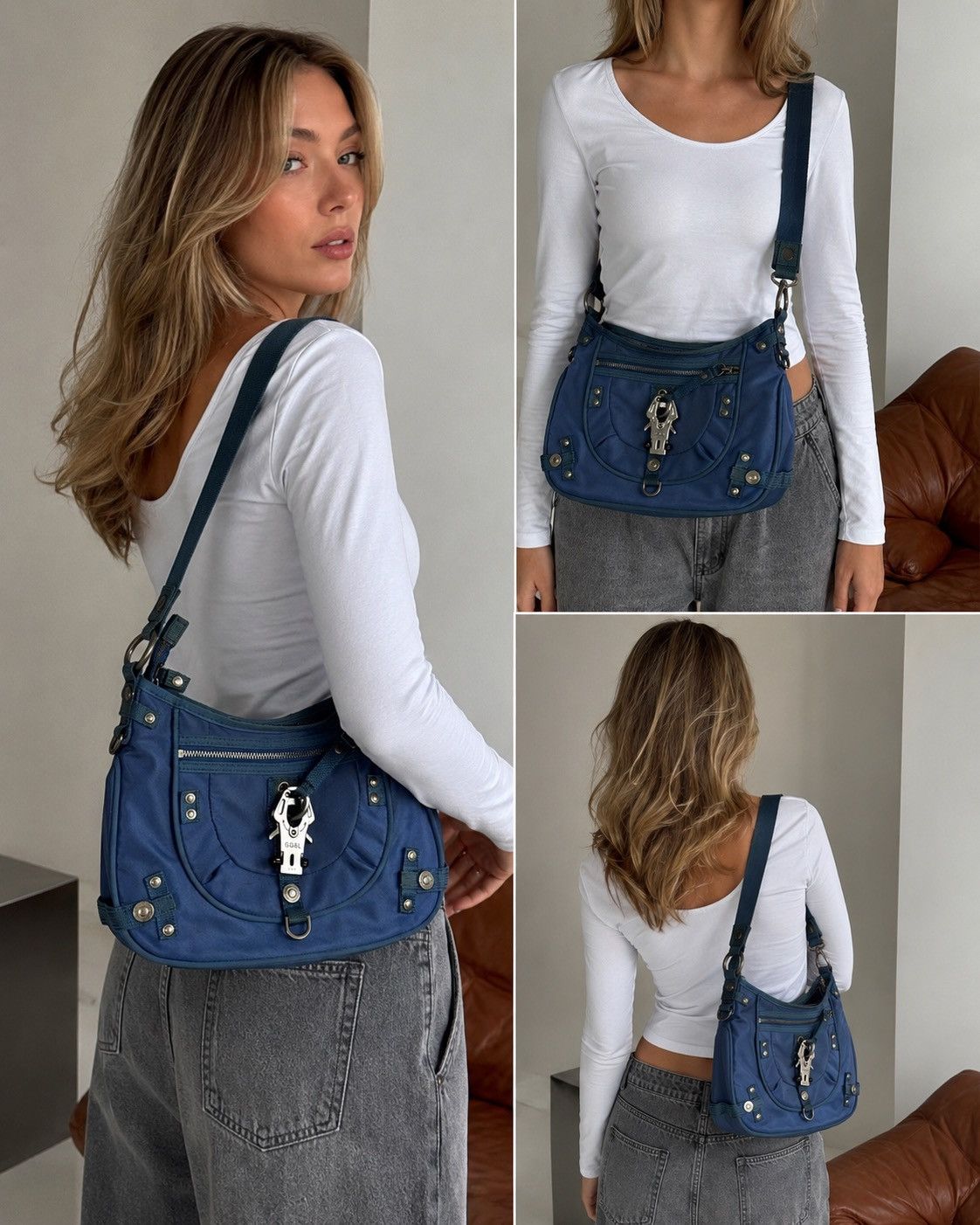 George Gina & Lucy George Gina & Lucy Me Lalaland Blue Bag Y2K Avantgarde Size ONE SIZE - 2 Thumbnail