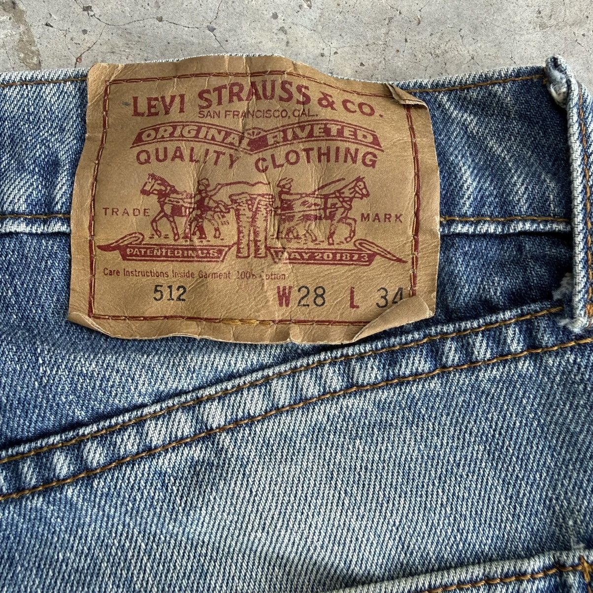 Levi's Vintage Clothing W28x29.5 Vintage Levi's 512 Distressed Denim Jean Pants Size US 28 / EU 44 - 16 Thumbnail