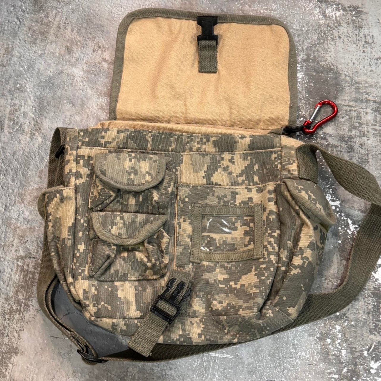 Vintage Vintage US Military Digital Camo Side Bag! Y2K Crossbody Size ONE SIZE - 3 Thumbnail