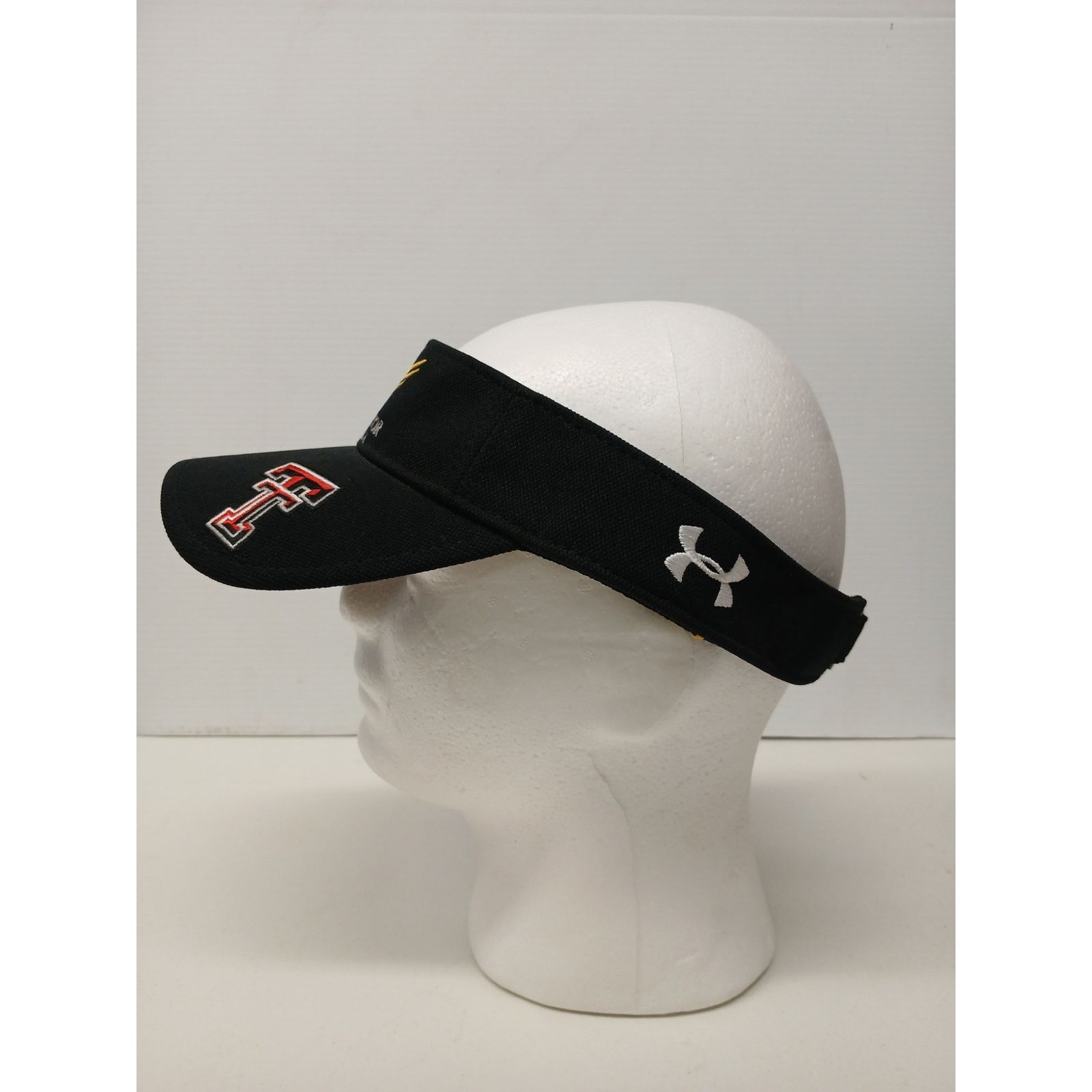 Under Armour Under Armour TTU (OSFM) Black Visor Cap/Hat Size ONE SIZE - 3 Thumbnail