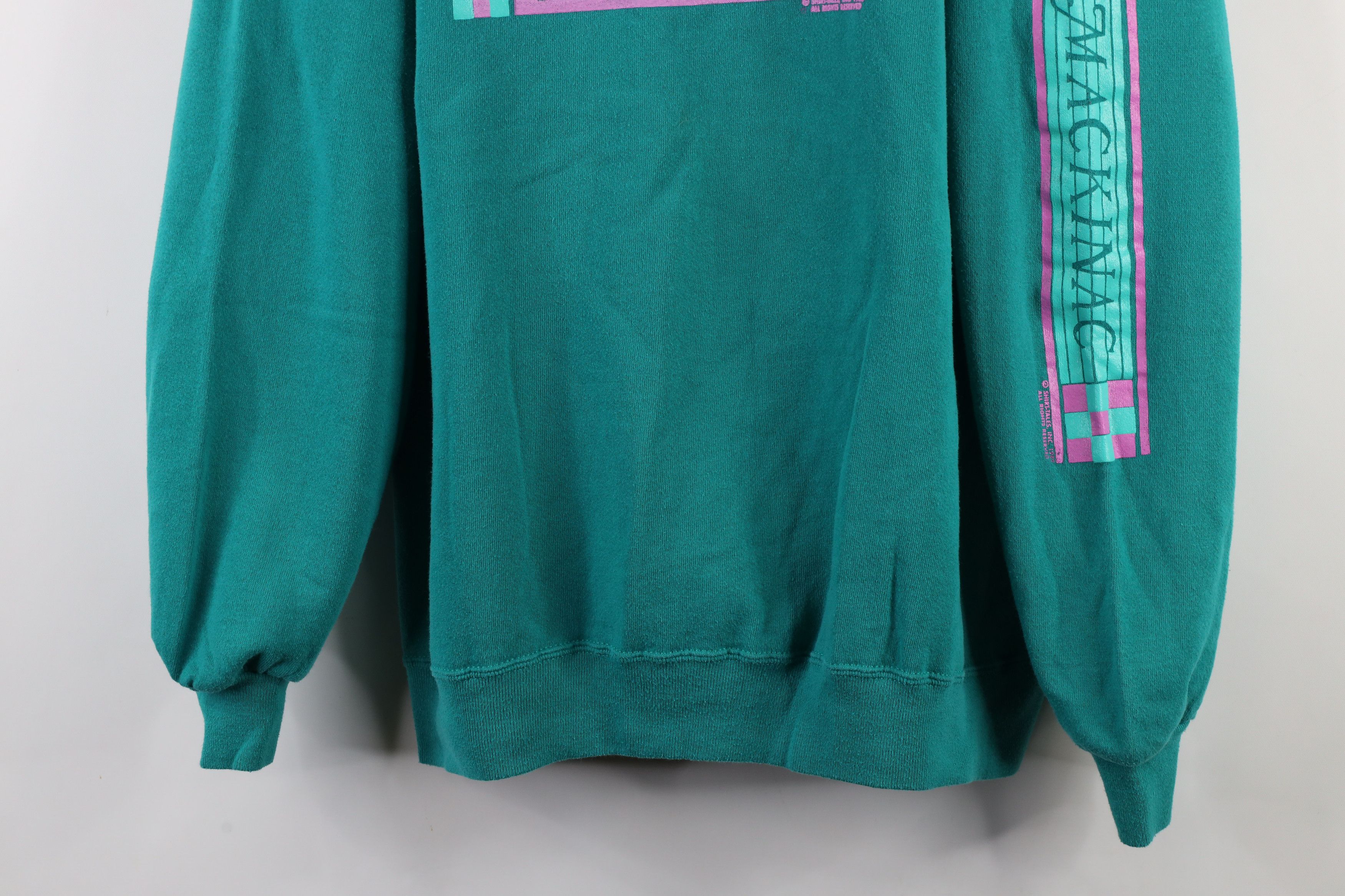 Vintage Vintage 80s Chicago Mackinac Yacht Races Sweatshirt USA Size US XXL / EU 58 / 5 - 3 Thumbnail