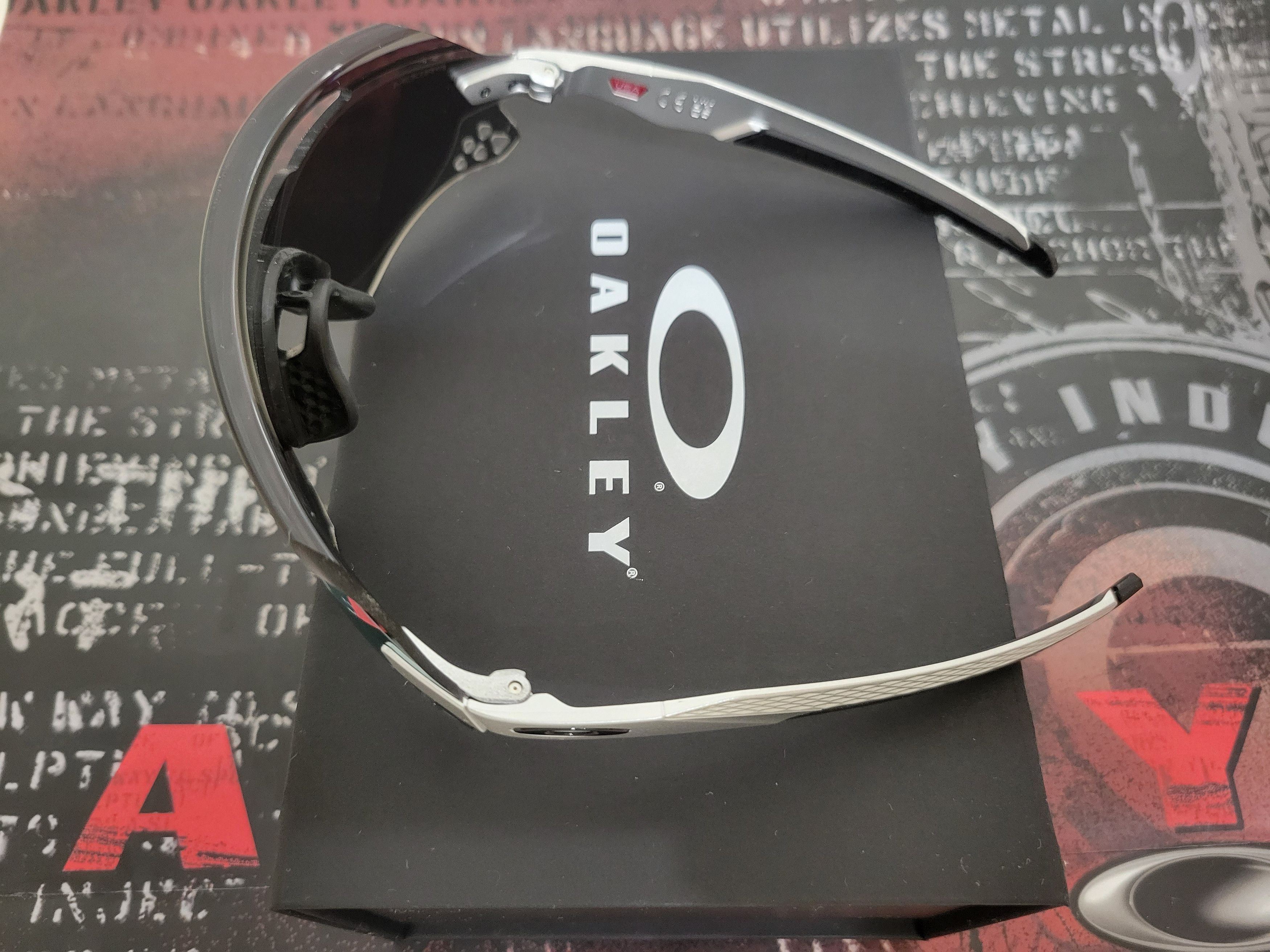 Oakley Rare Oakley Xeus AG Sunglasses X Silver Prizm Chrome Iridium Size ONE SIZE - 6 Thumbnail