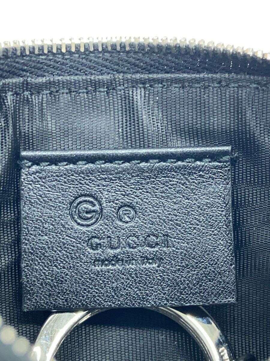 Gucci Gucci Micro Guccissima Leather Coin Case Black Size ONE SIZE - 3 Thumbnail