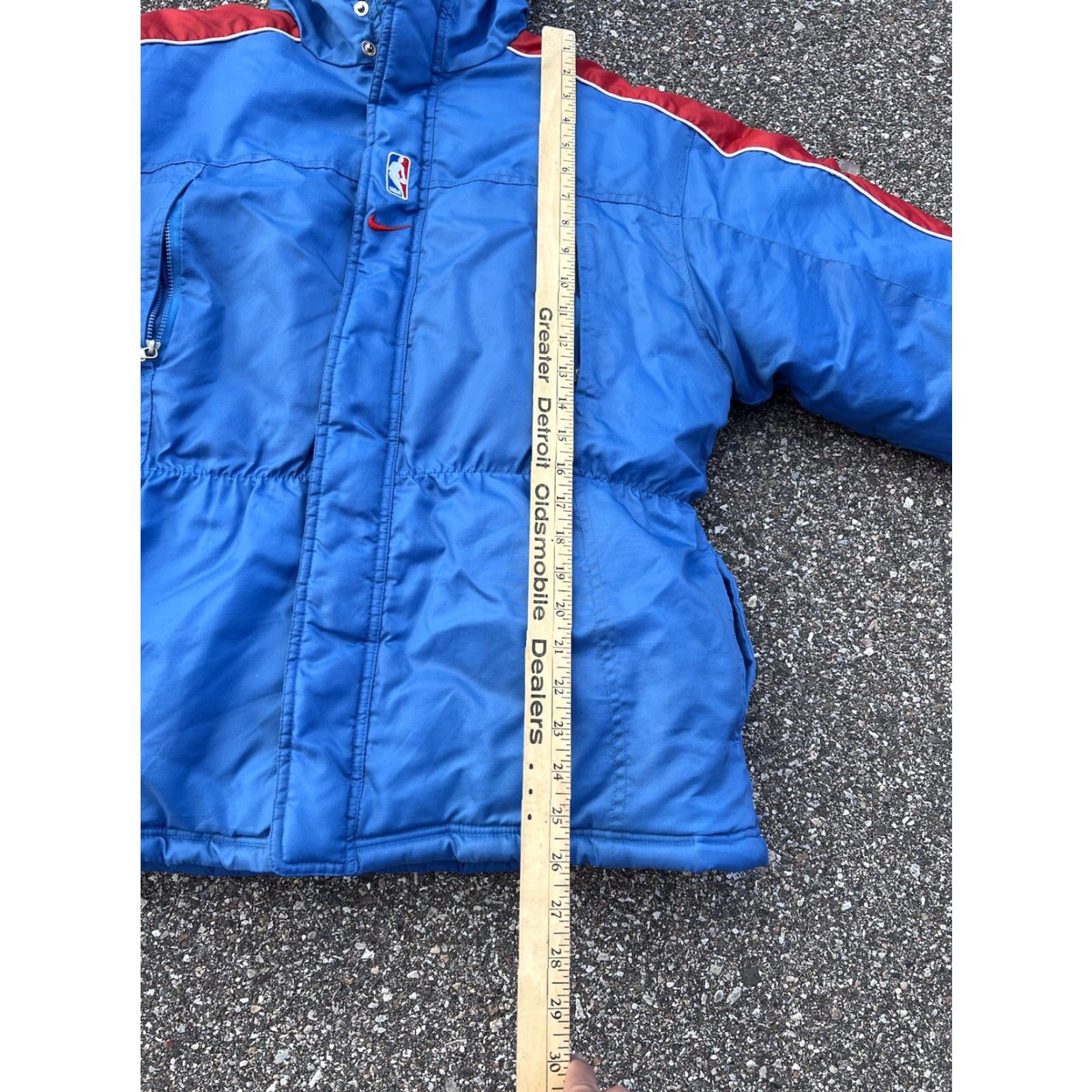 Nike VINTAGE Nike NBA Puffer Jacket Reversible Mens Large Nylon Blue Size US L / EU 52-54 / 3 - 7 Thumbnail