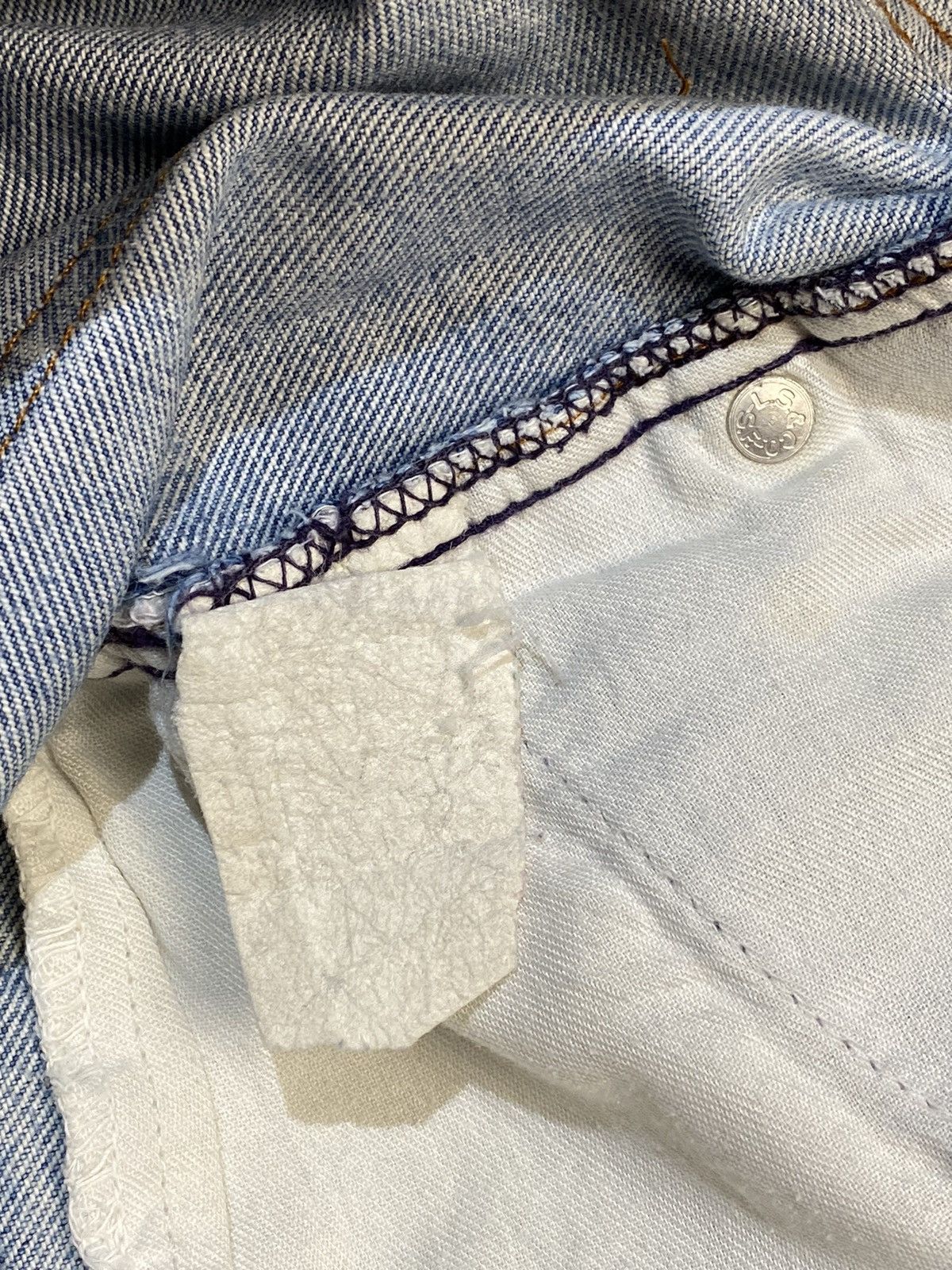 Levi's 80s Orange Tab Levi's non selvedge 347 Rindem Blue Jeans W32 Size US 32 / EU 48 - 16 Thumbnail