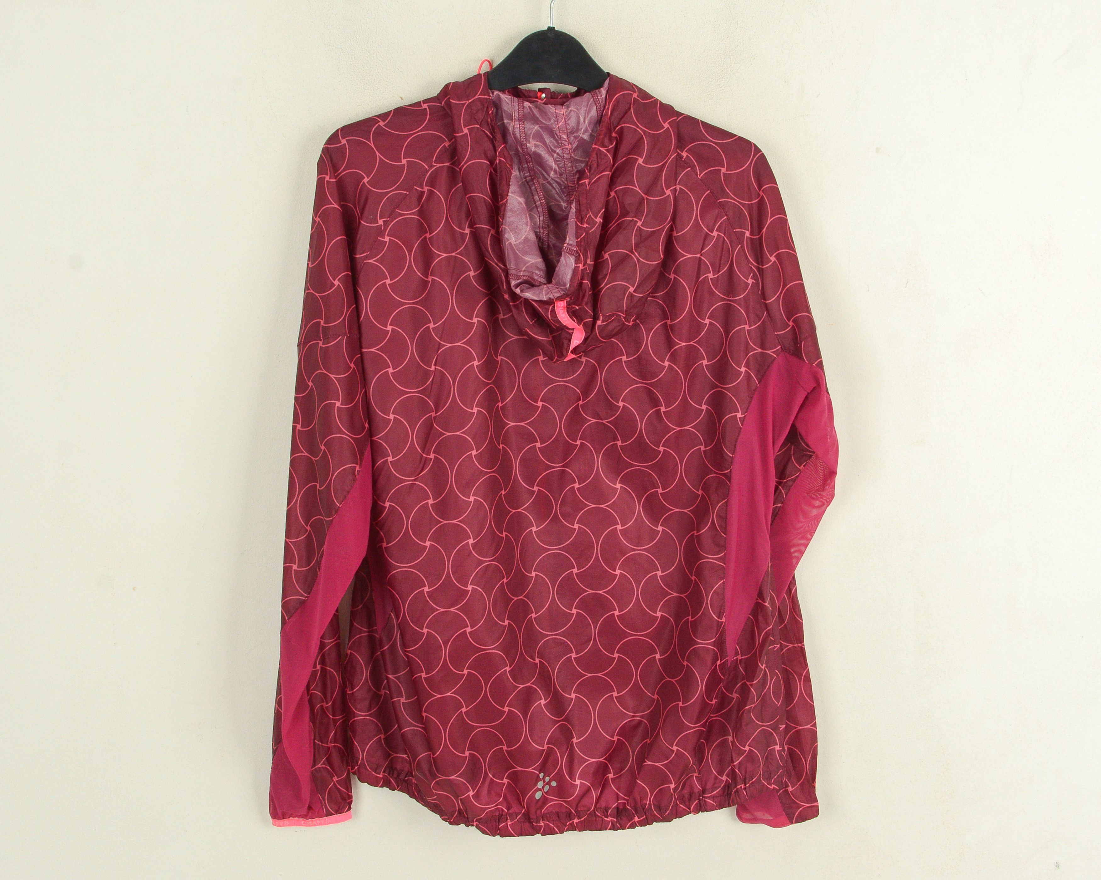Other Craft Women L Jacket Hooded Packable Lightweight Burgundy Size L / US 10 / IT 46 - 4 Thumbnail