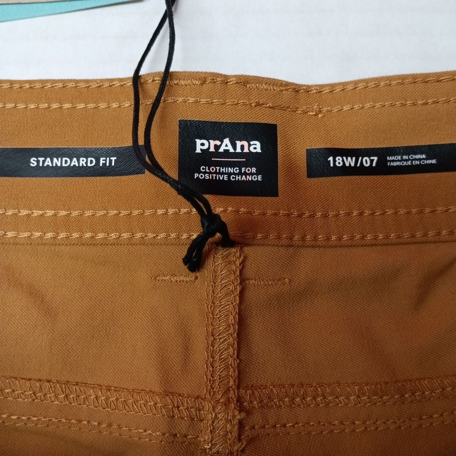 Prana Women’s PrAna Halle Short ll Size 18W Brown 7" Inseam Size 40" / US 18 - 2 Thumbnail