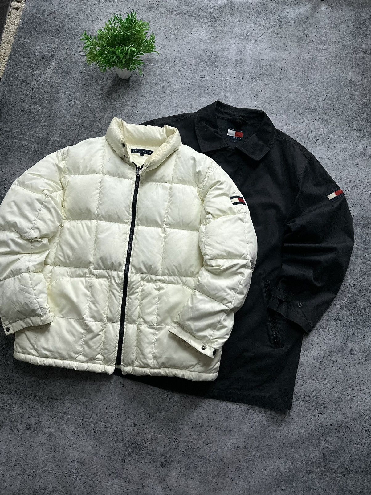 Tommy Hilfiger Vintage Tommy Hilfiger 3 in 1 Down Puffer Jacket Hype Coat Size US M / EU 48-50 / 2 - 2 Thumbnail