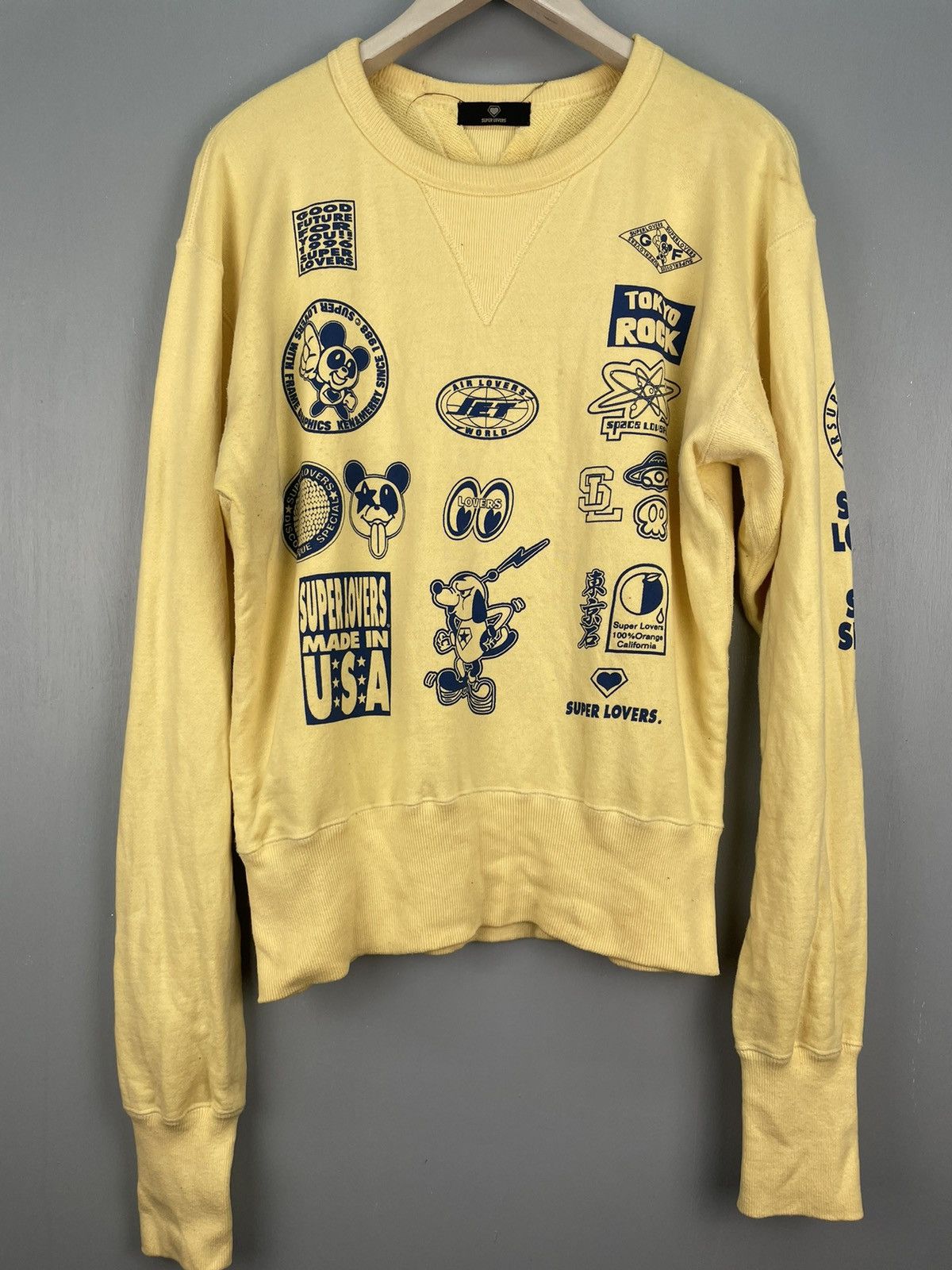 Hysteric Glamour Super Lovers double V 50s inspired sweatshirt Size US L / EU 52-54 / 3 - 3 Thumbnail