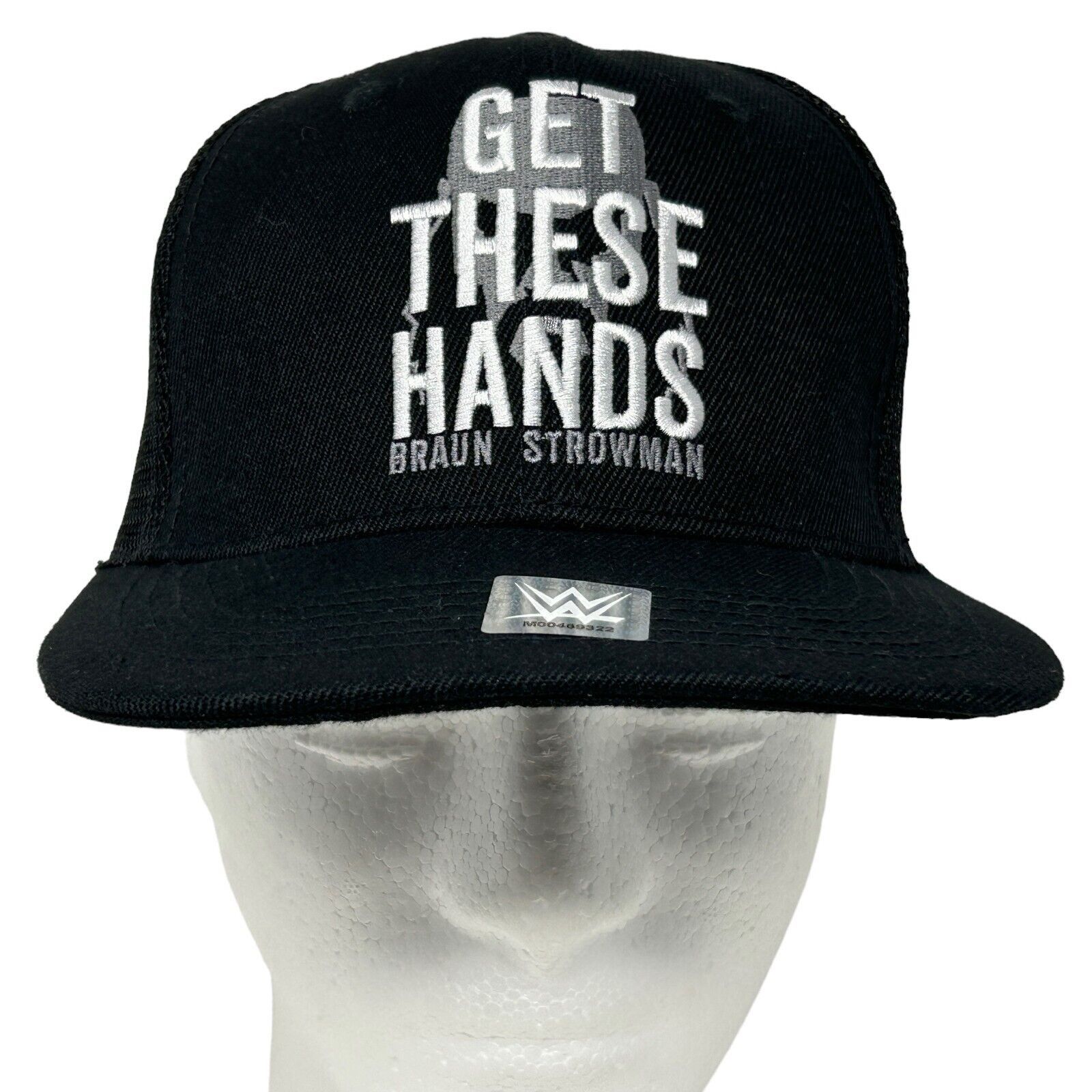 WWE Braun Strowman Trucker Hat Baseball Cap WWE Raw Black Size ONE SIZE - 2 Thumbnail